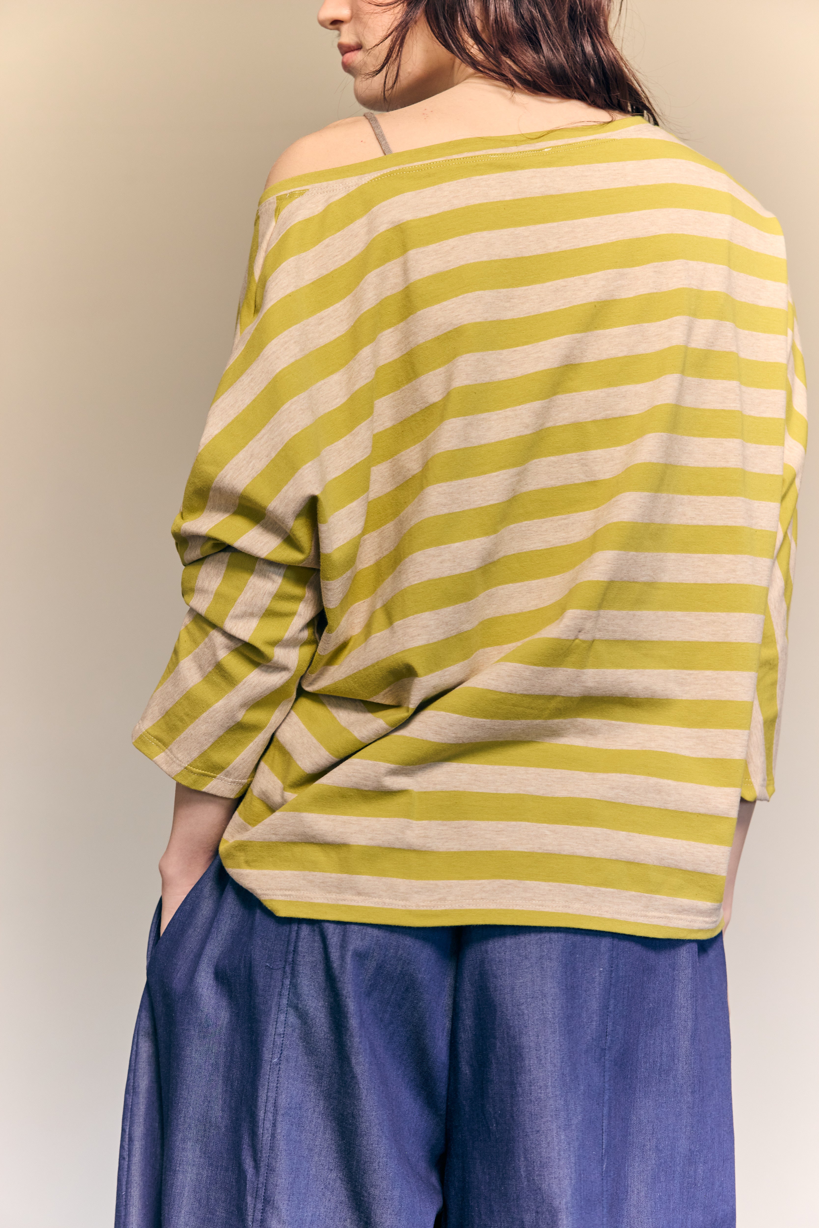 Camiseta de manga 3/4 a rayas Kate Classic