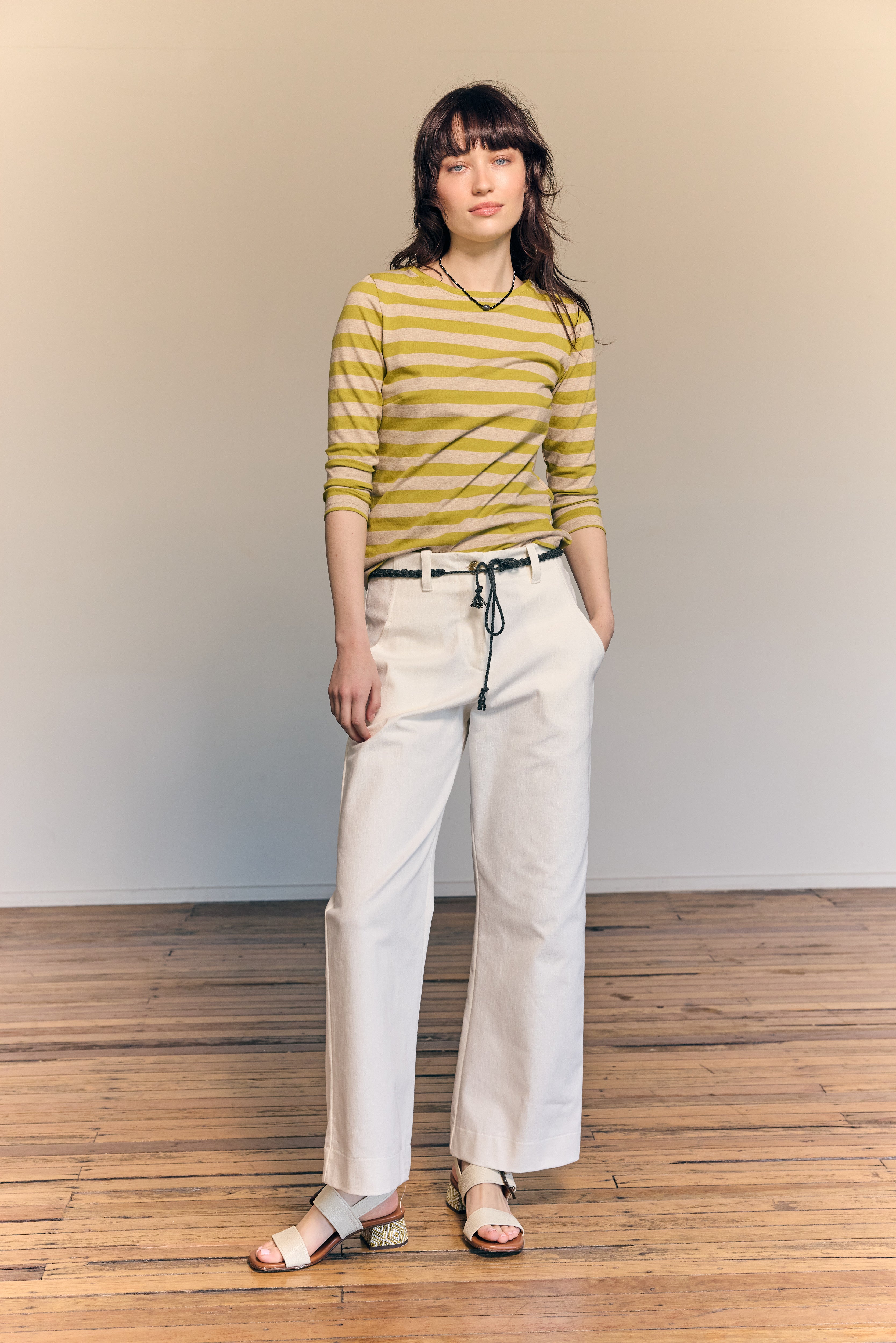 Penelope Pant White Denim