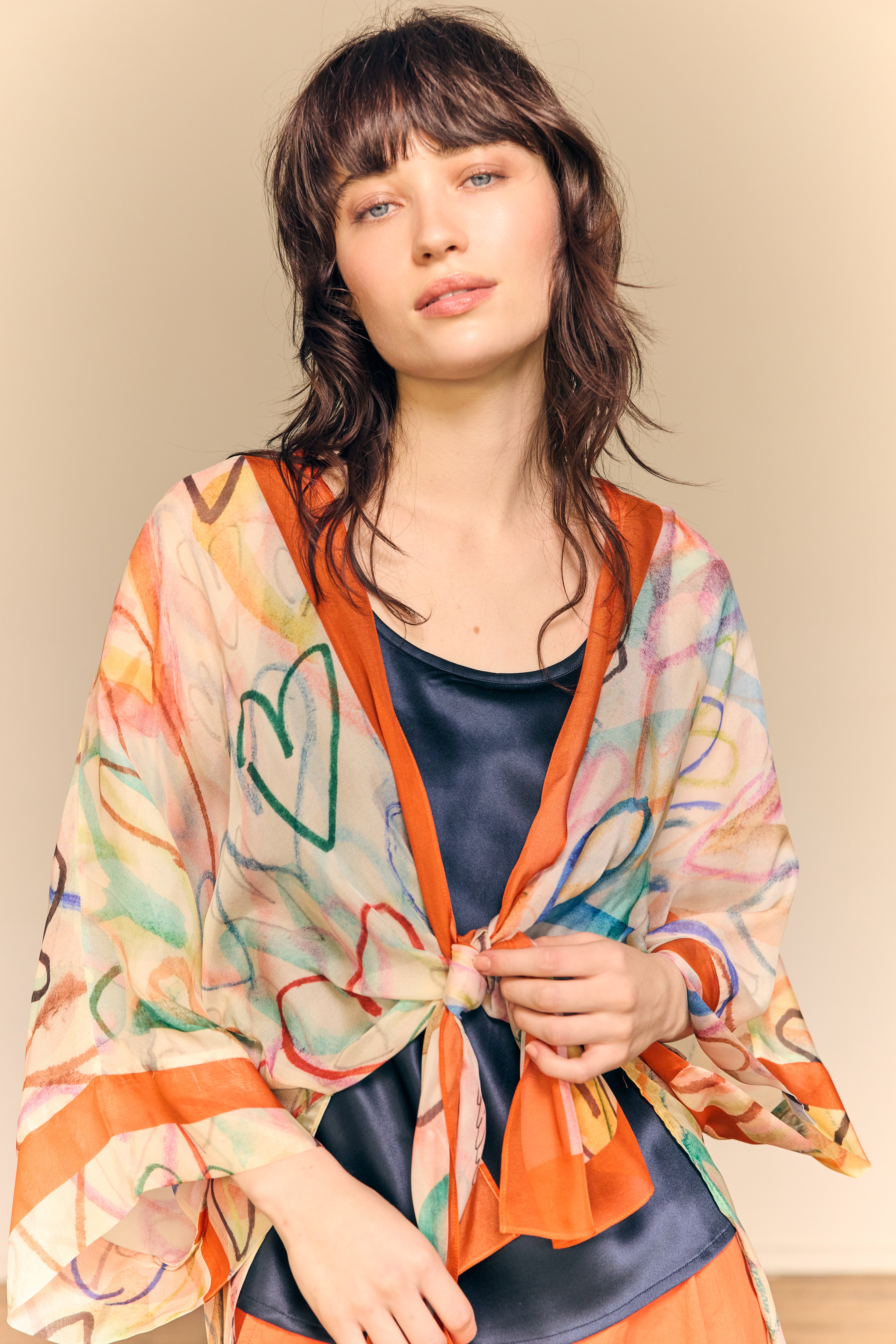 Hearts Kimono
