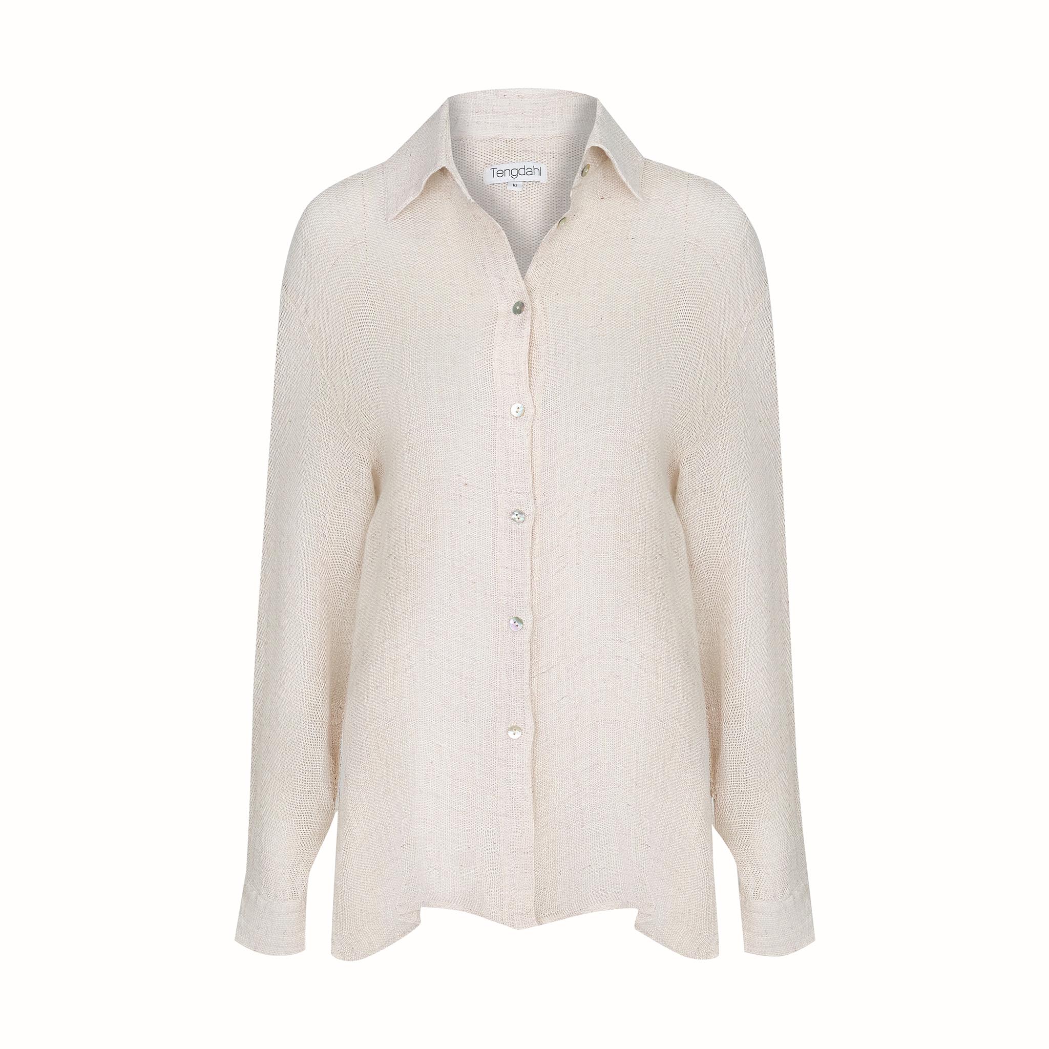 Camille Shirt Linen Ecru