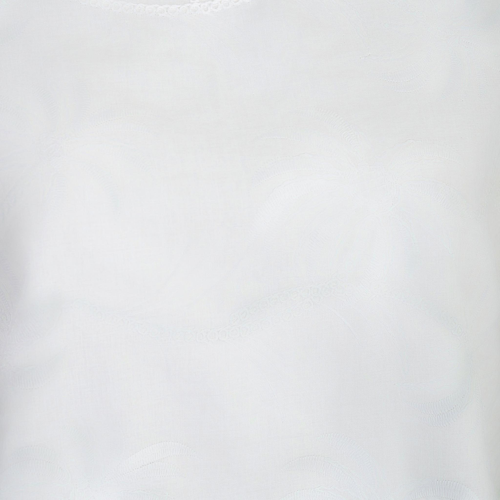 Cleo Blouse White Embroidered Cotton