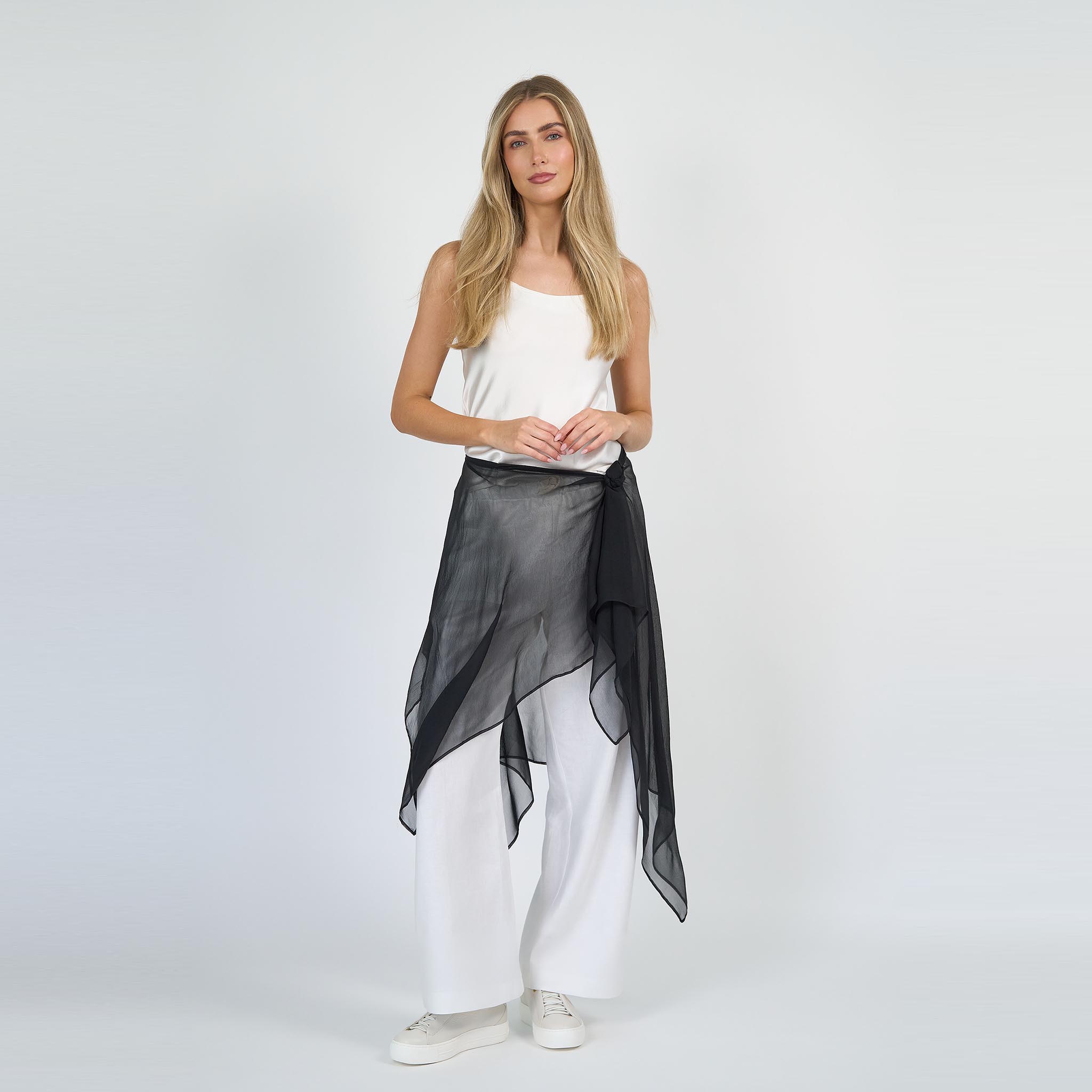 Grace Silk Poncho