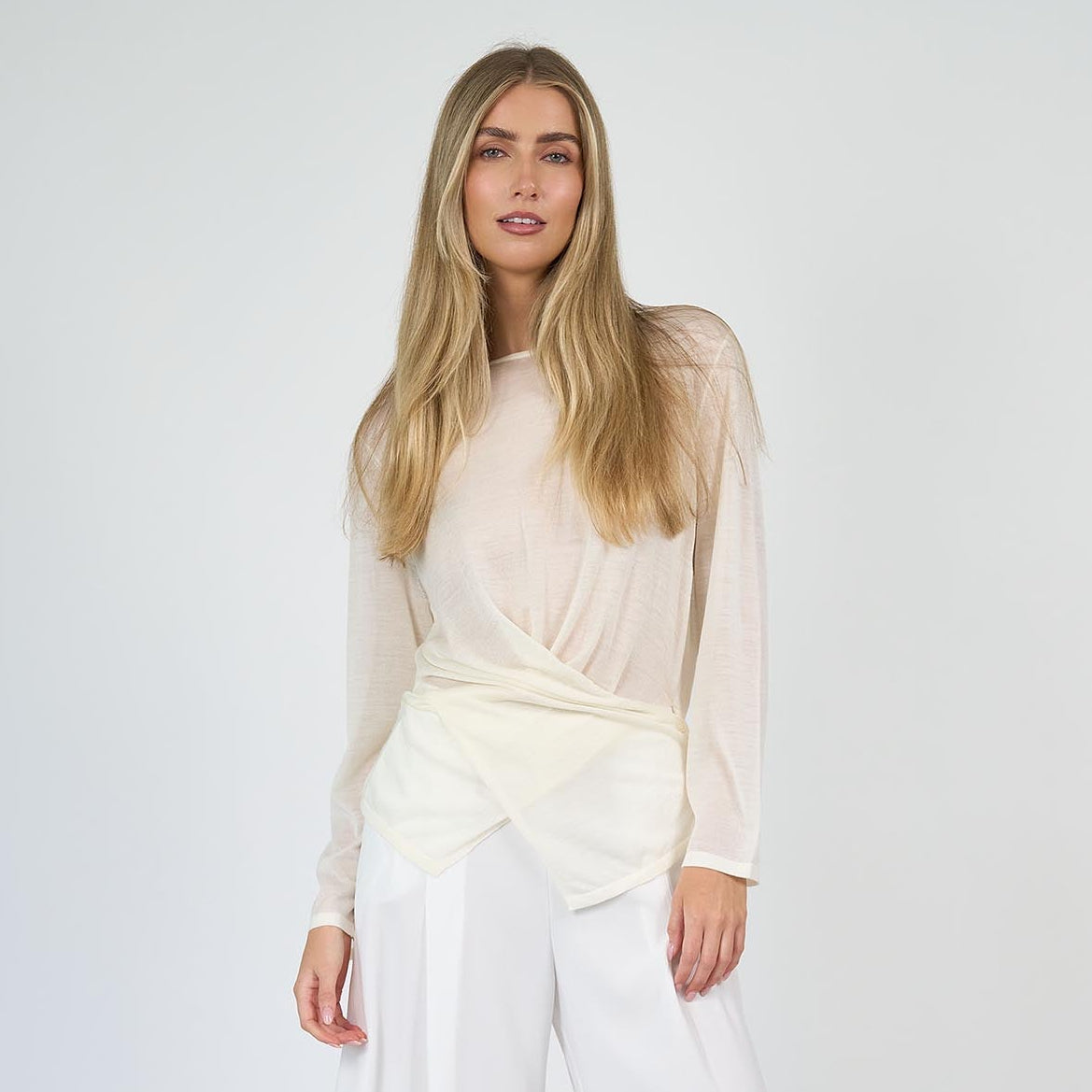 Emma Boatneck Knit Ivory
