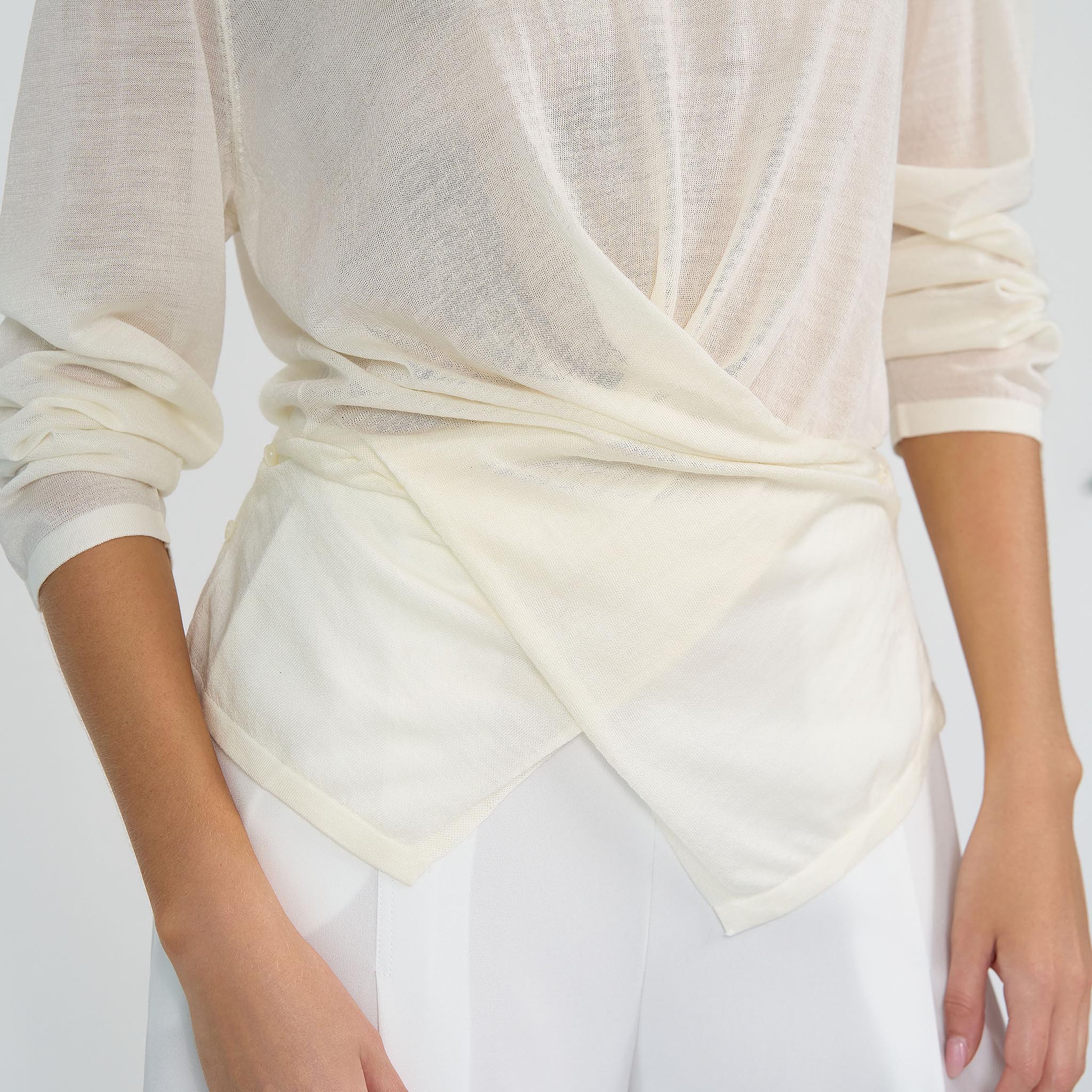 Emma Boatneck Knit Ivory