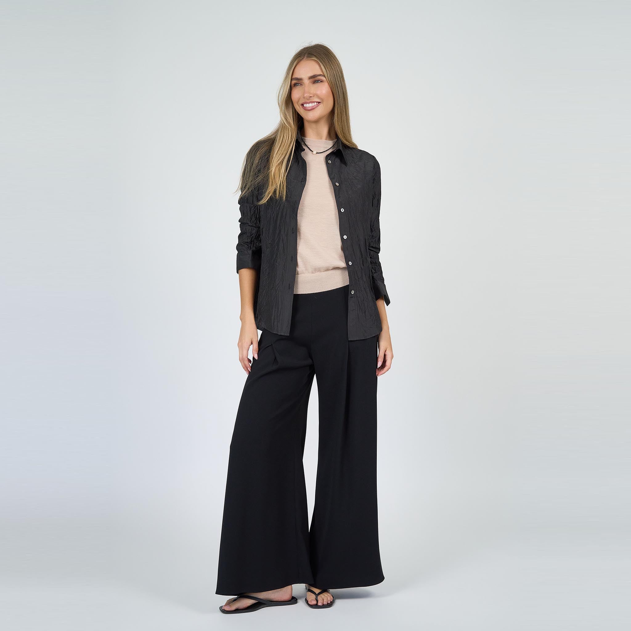 Anna Cashmere Top Beige