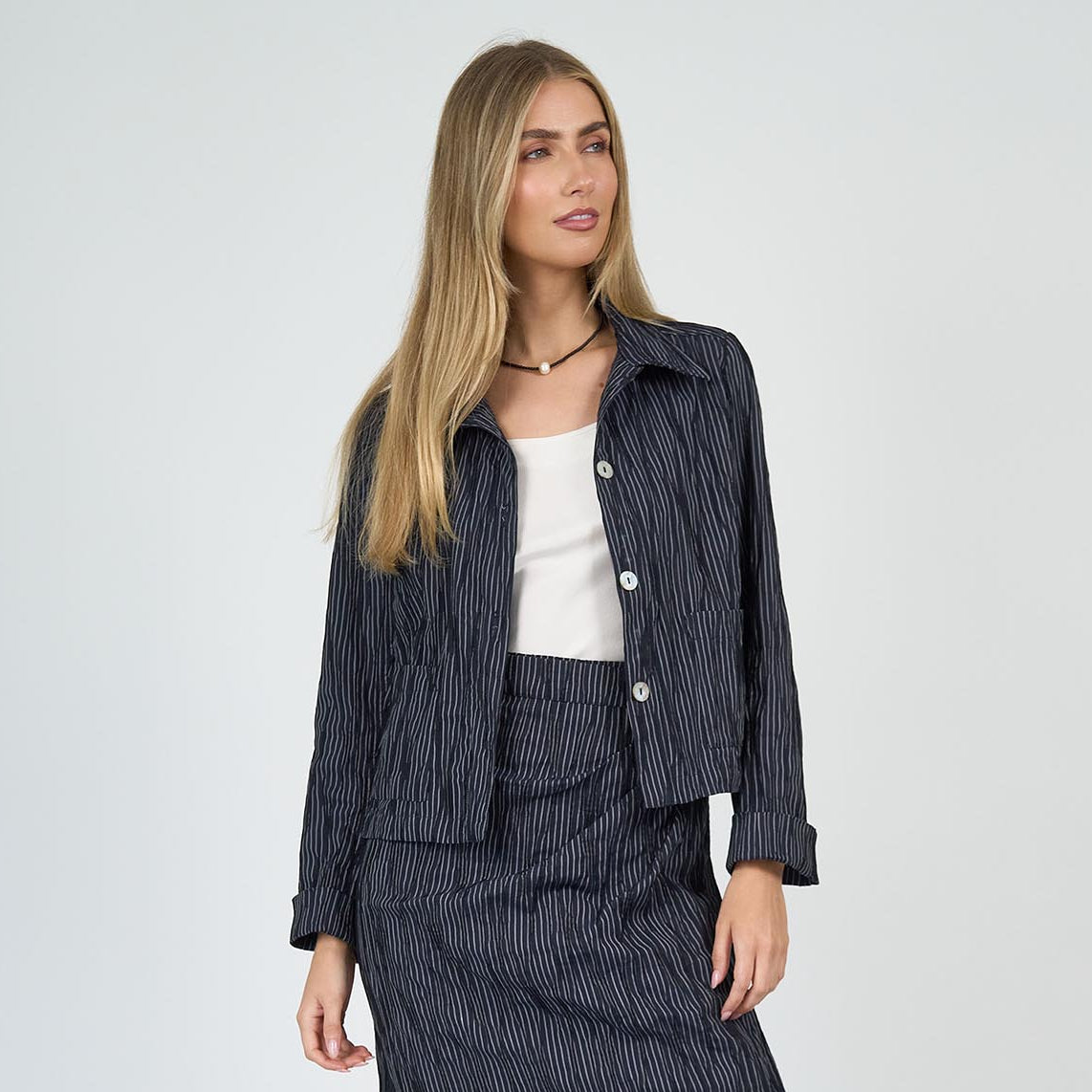 Jacqueline Jacket Pinstripe