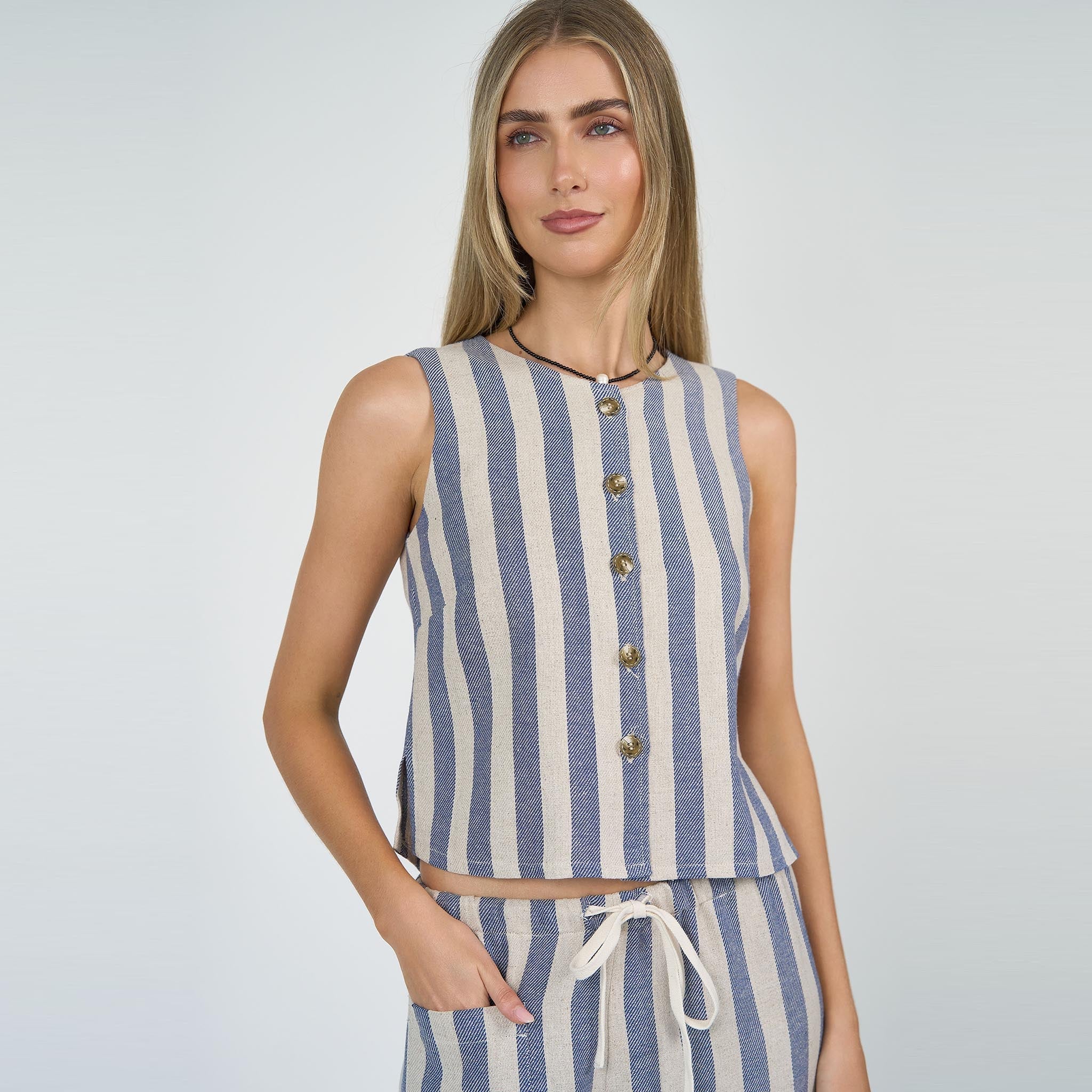 Florence Vest Nordic Stripe
