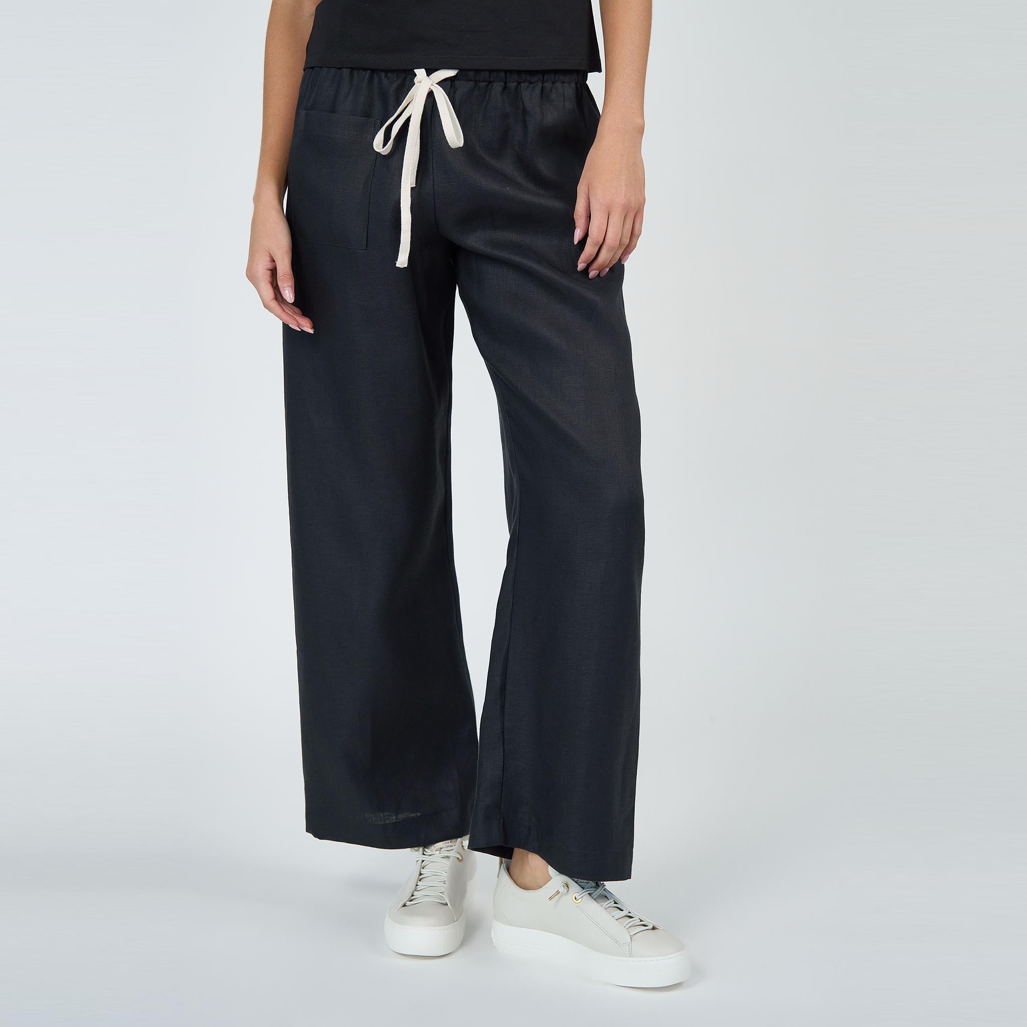 Florence Pant Linen Black
