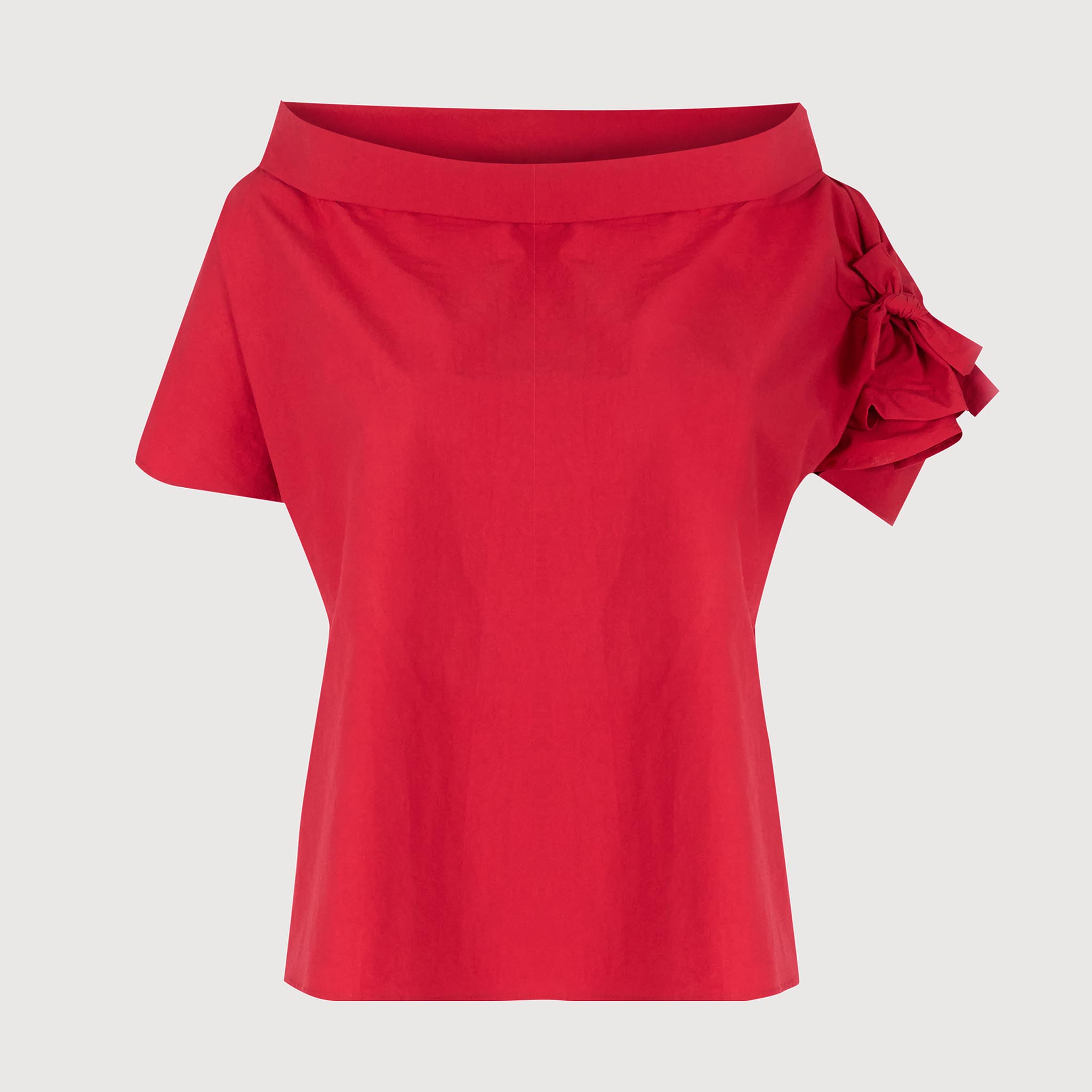 Cleo Blouse Japanese Brushed Cotton Red