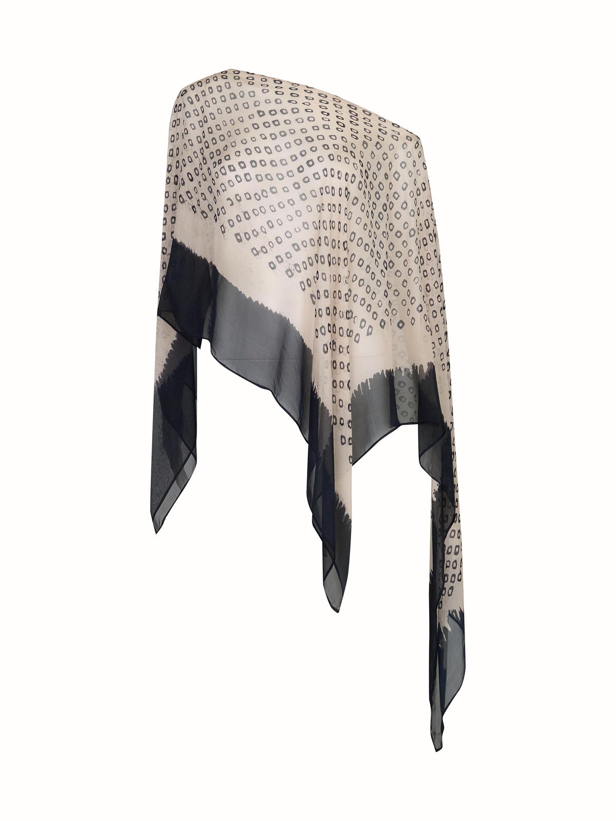 Amor Fati Poncho - Pure Silk Chiffon