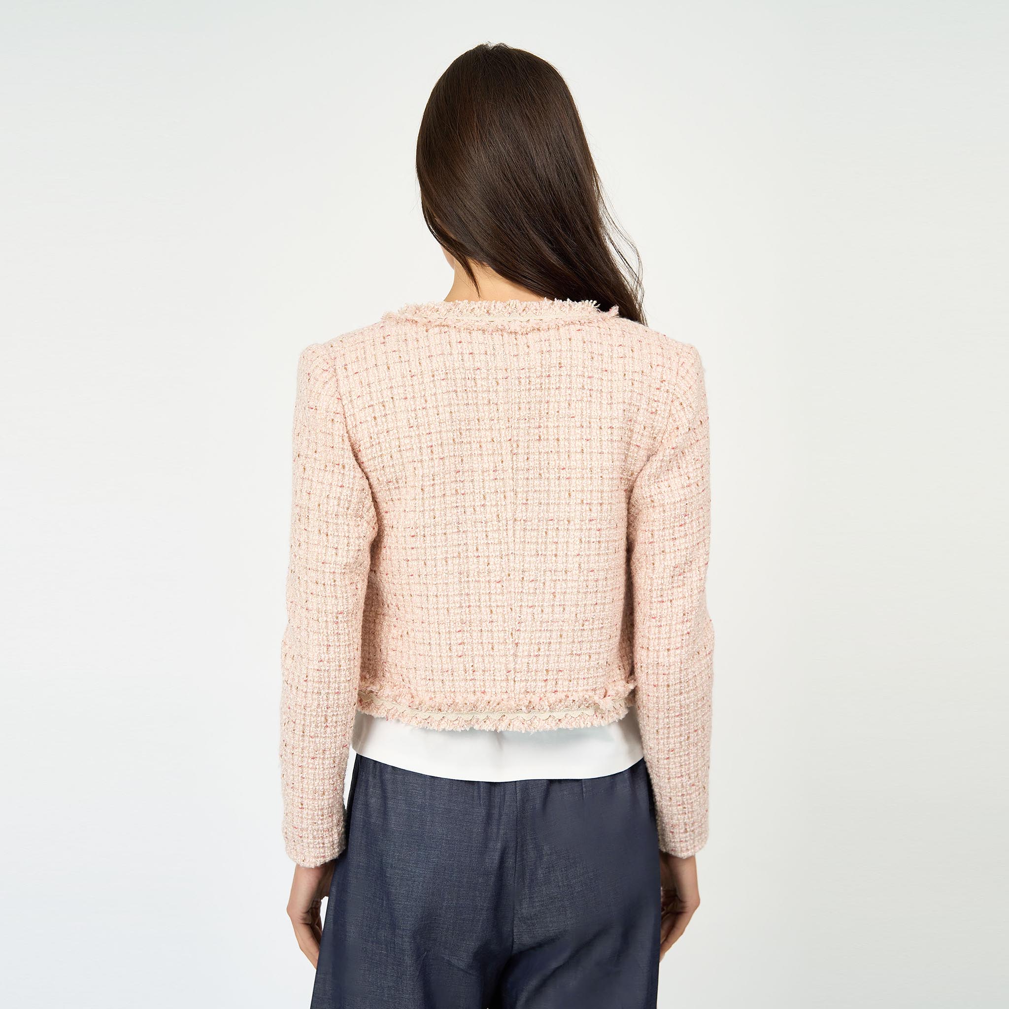 Kiko Tweed Jacket Sea Pearl