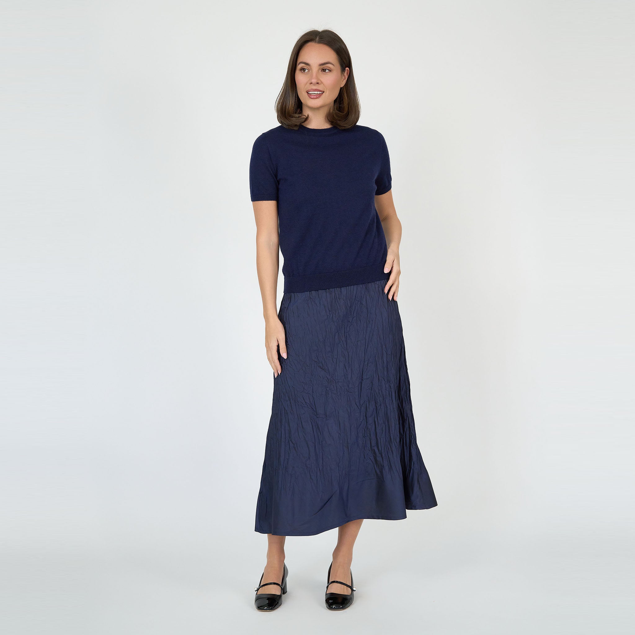 Anna Cashmere Top Navy