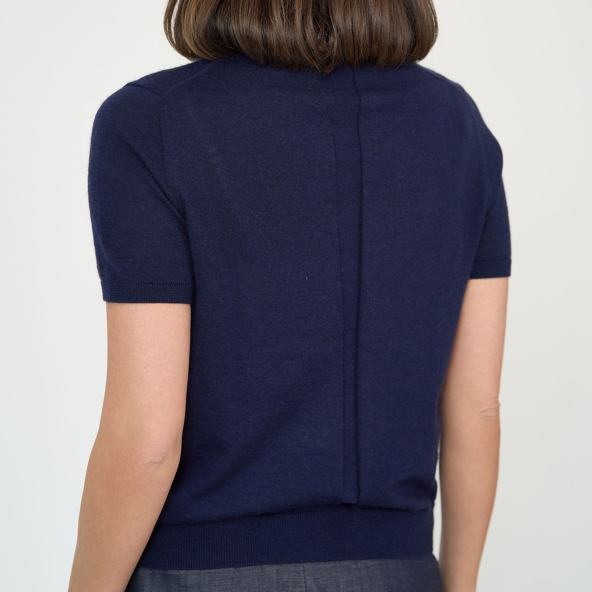 Anna Cashmere Top Navy