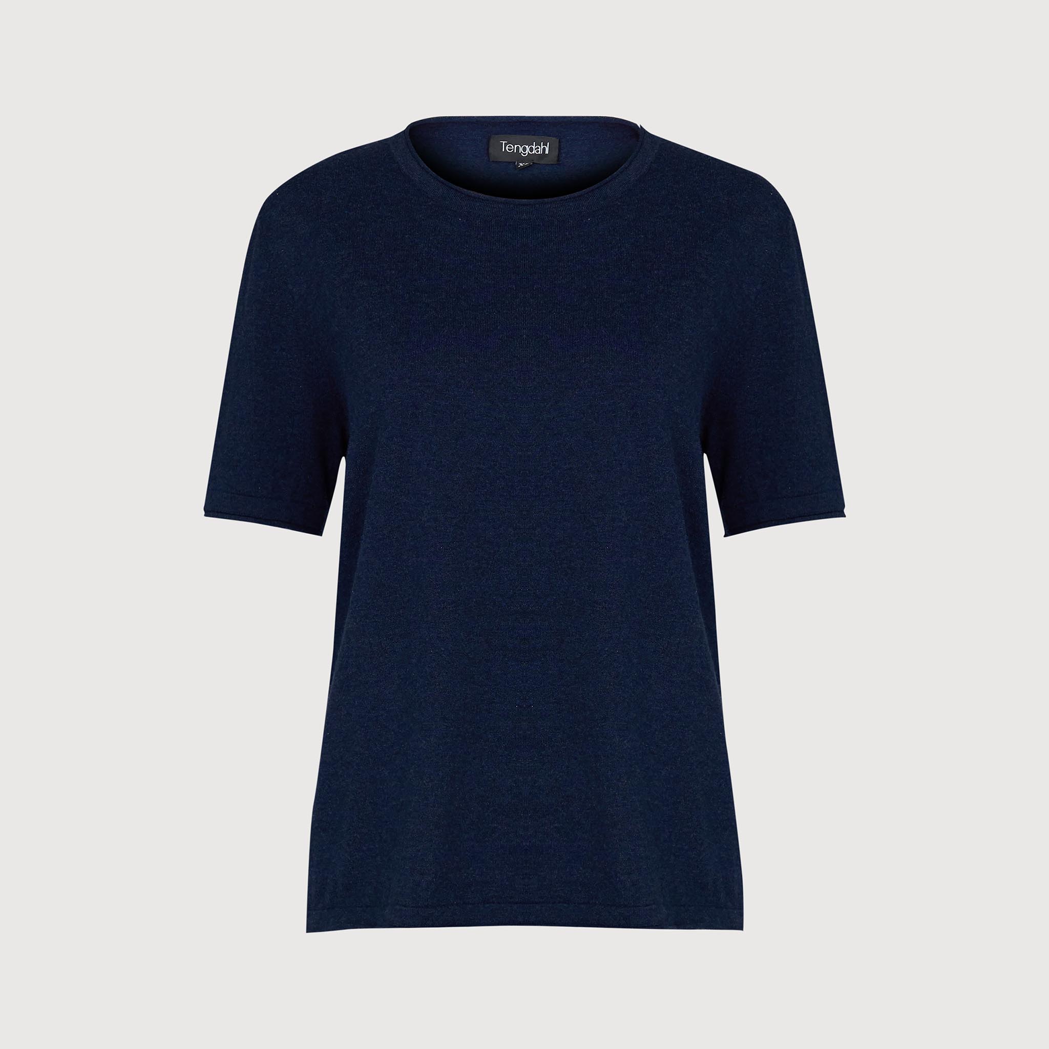 Lucy T-Shirt Cotton/Cashmere Navy