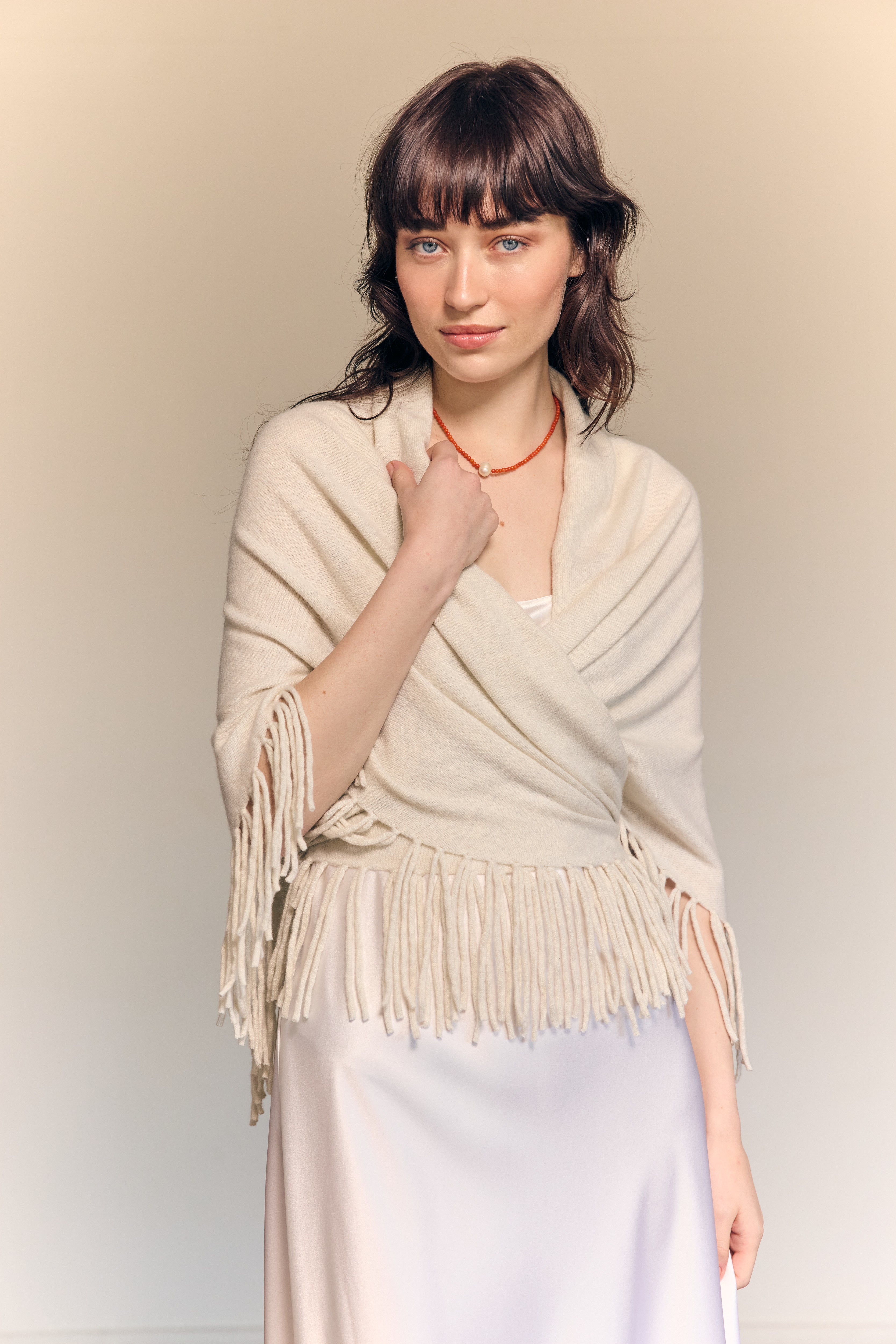 Kimberley Cashmere Shawl Nuvola