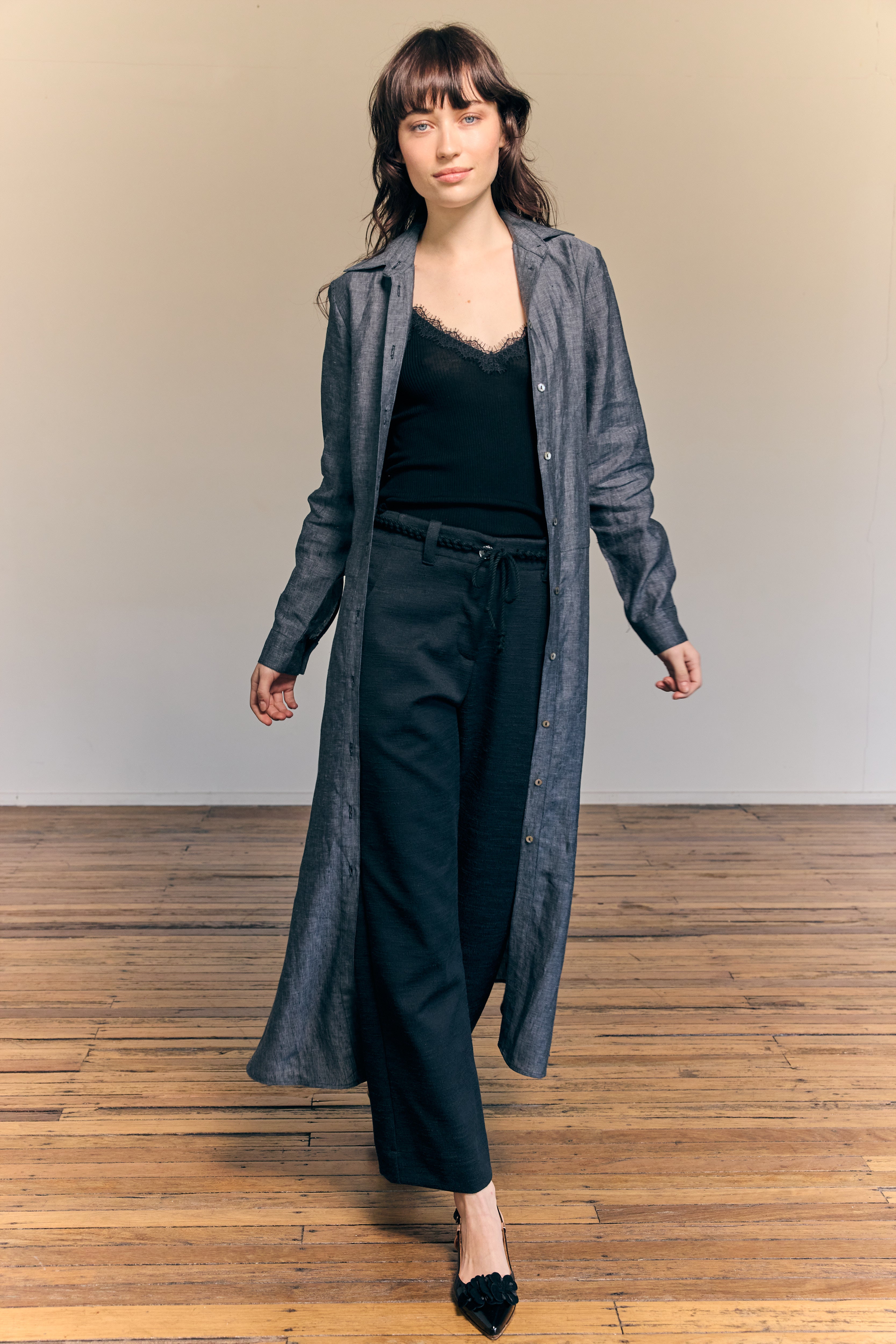 Penelope Linen Slub Cotton Pant