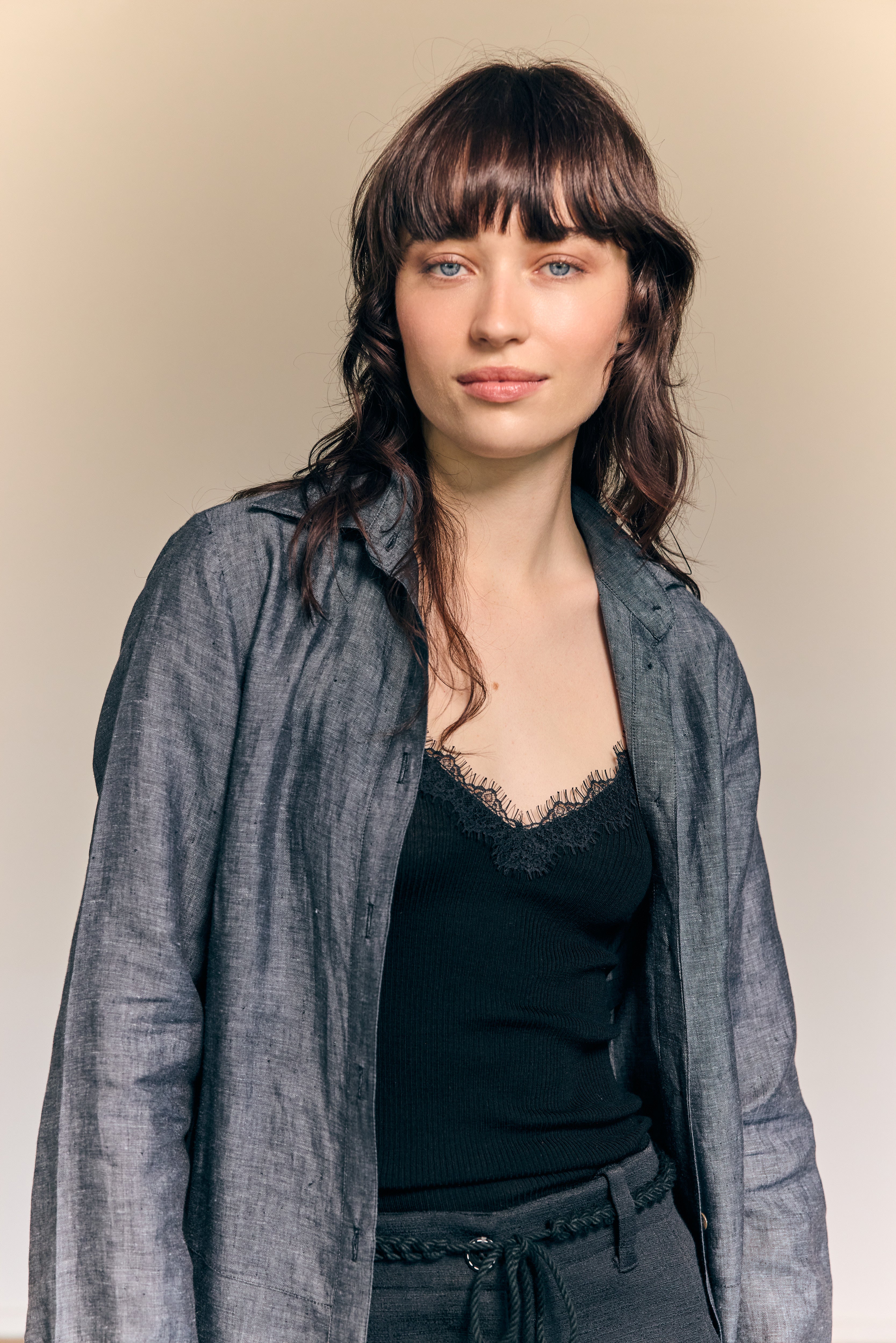 Rosa Lace Cami Black