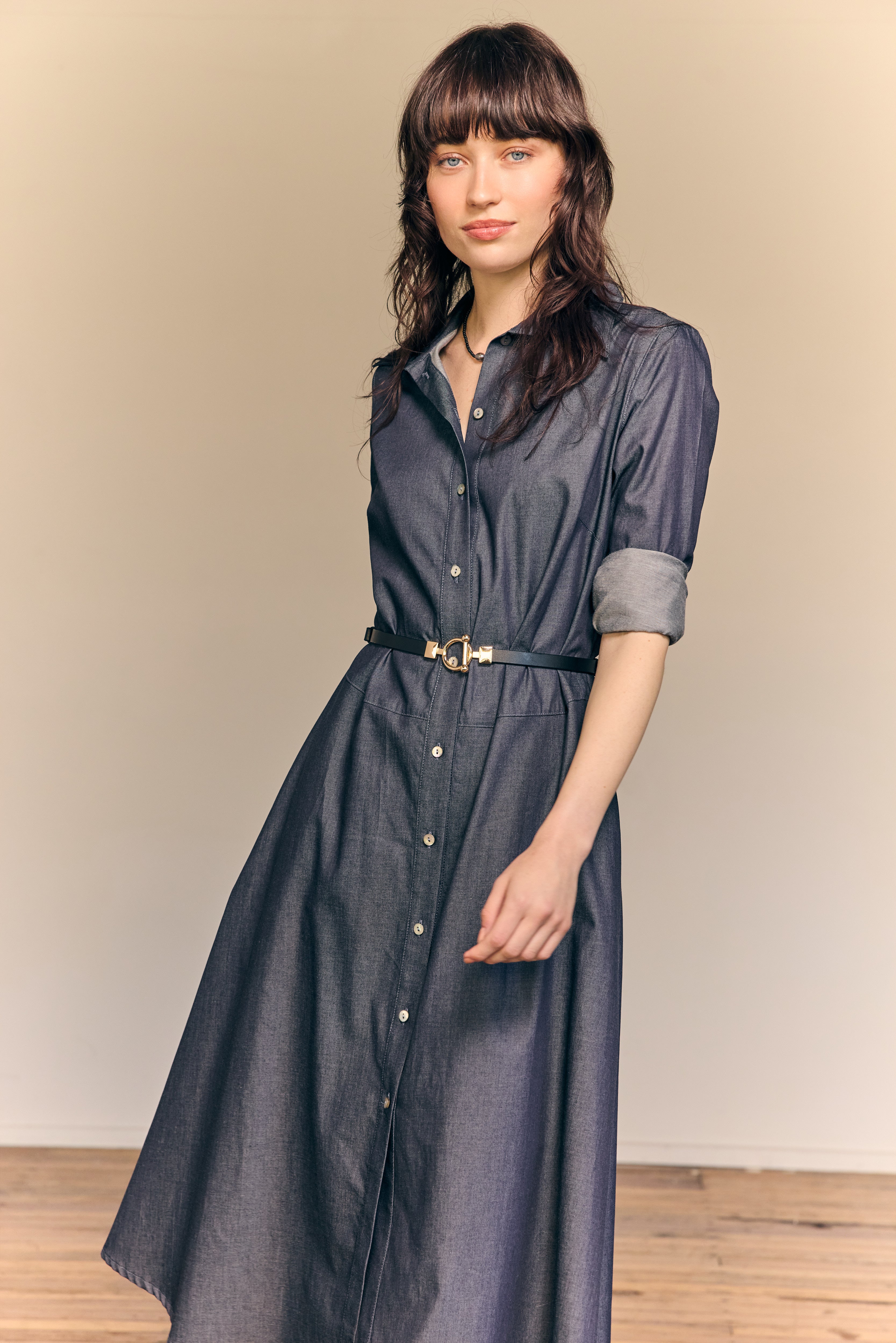 Ellie Slimline Belt Black