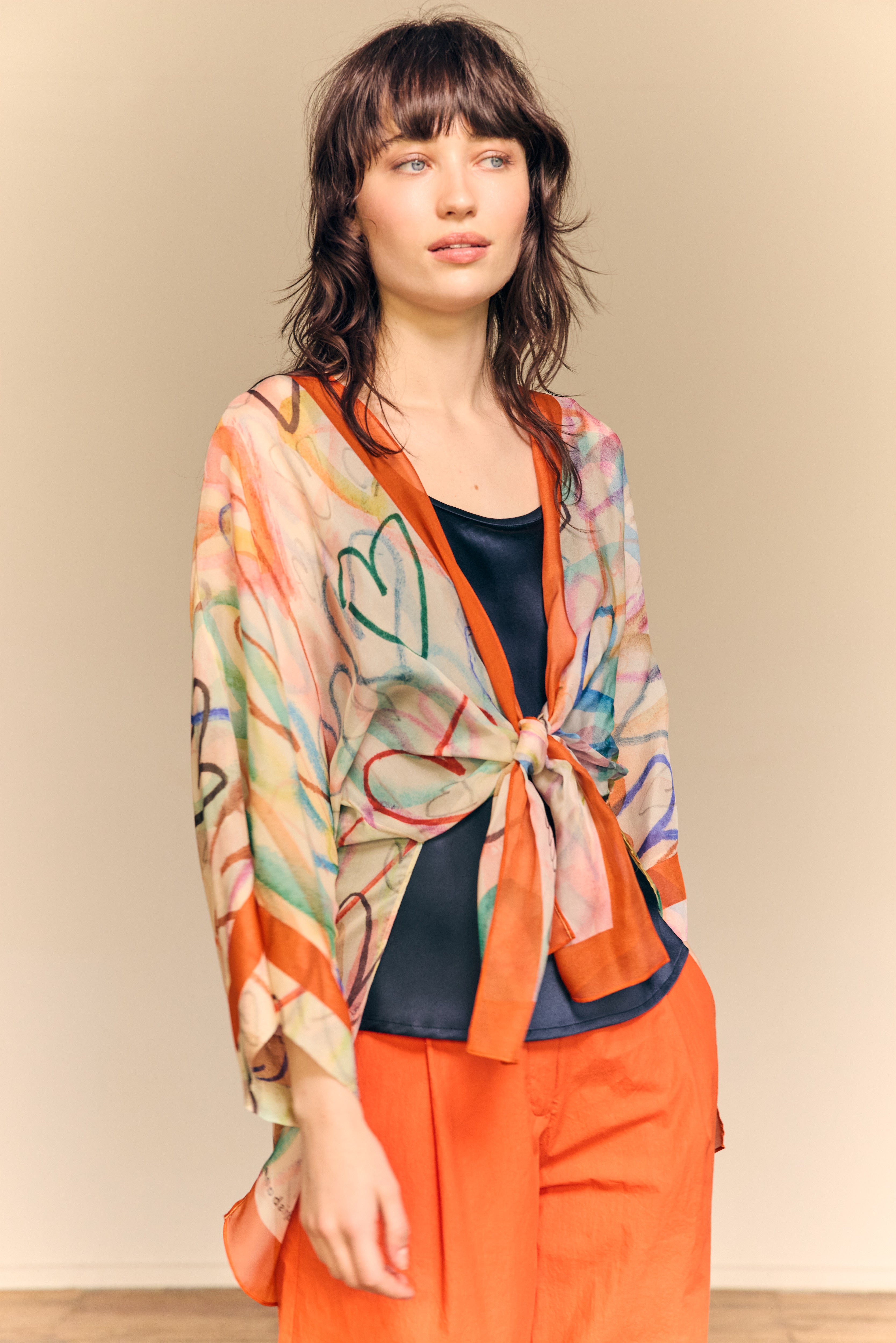 Hearts Kimono