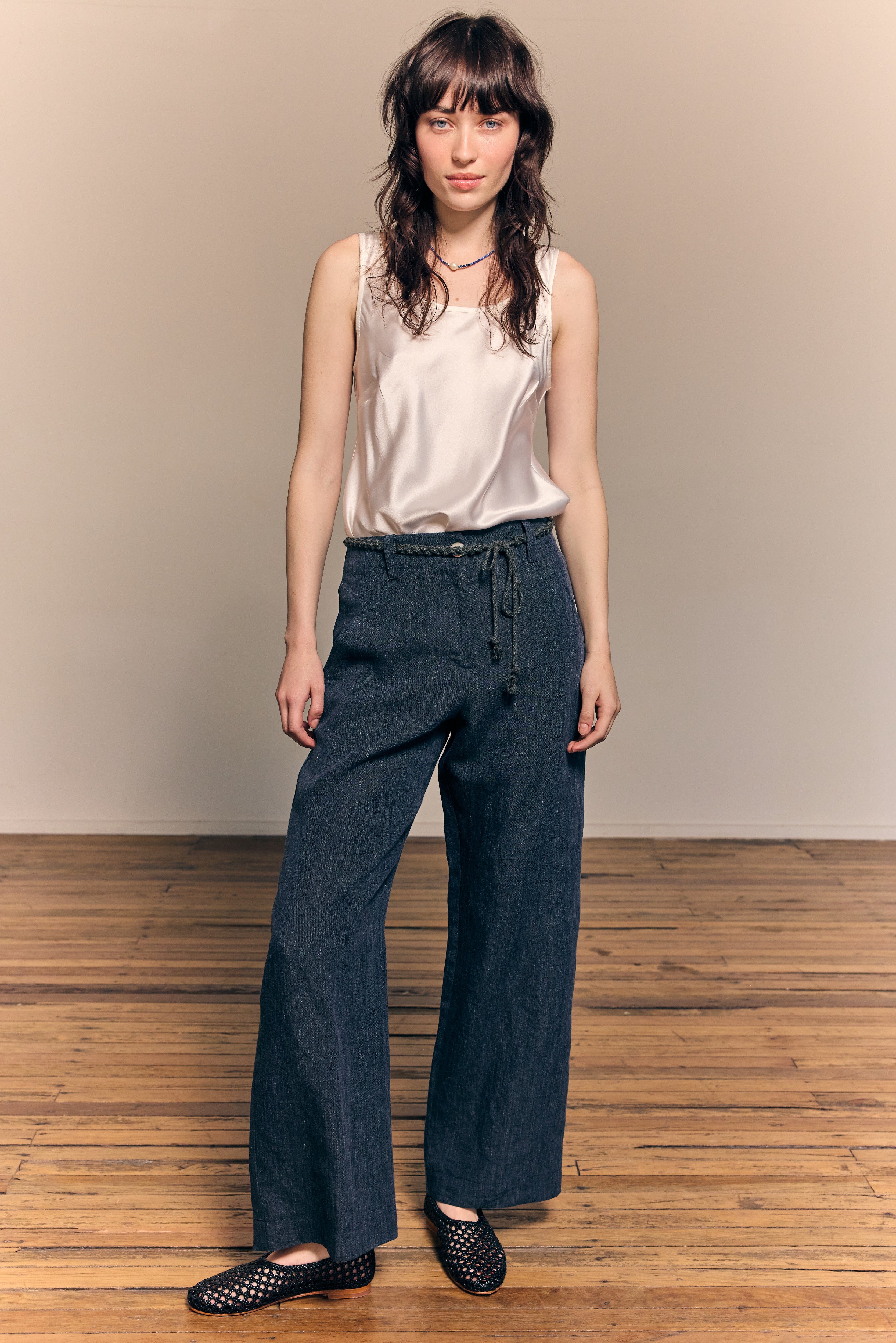 Penelope Linen Denim Pant