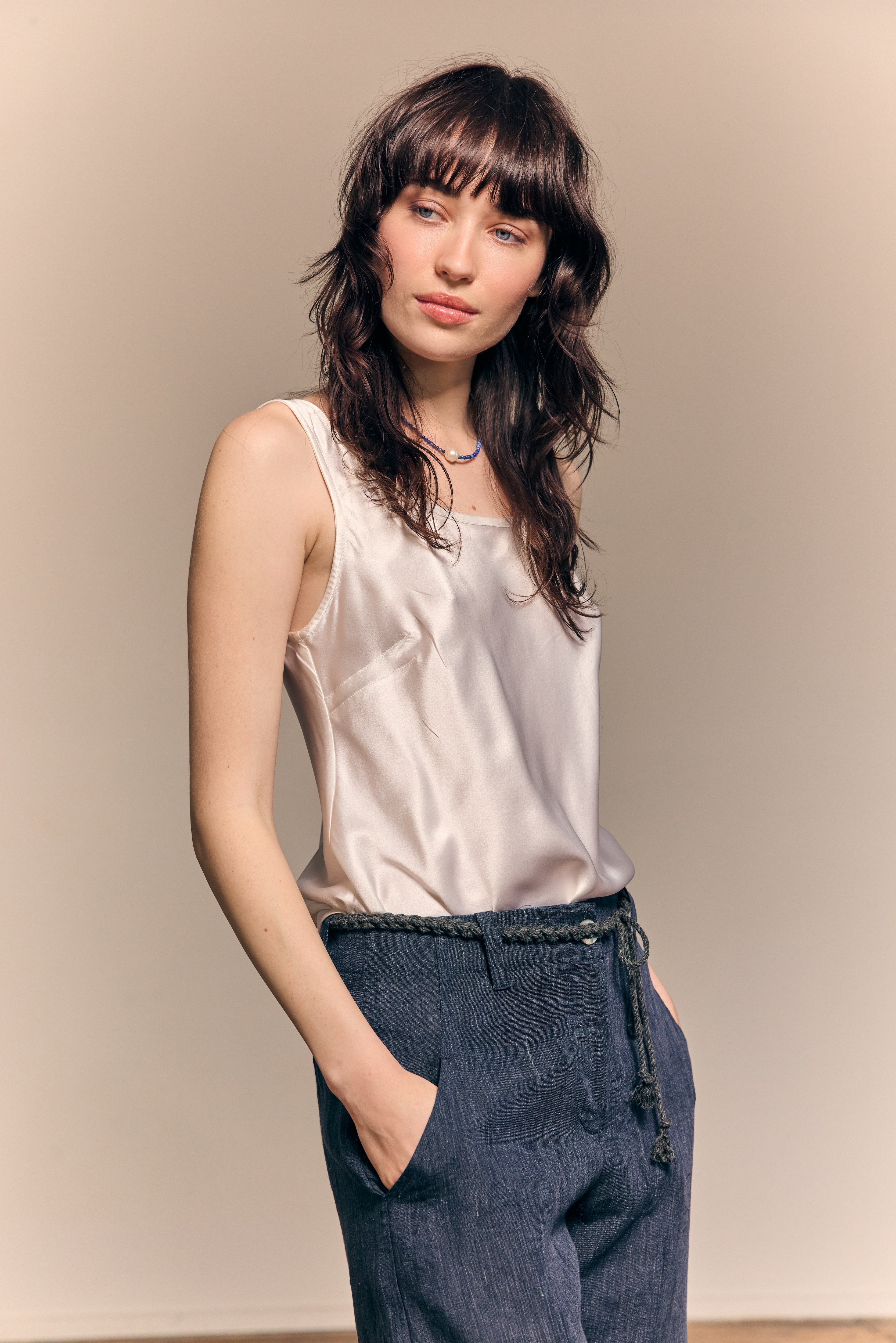 Penelope Linen Denim Pant