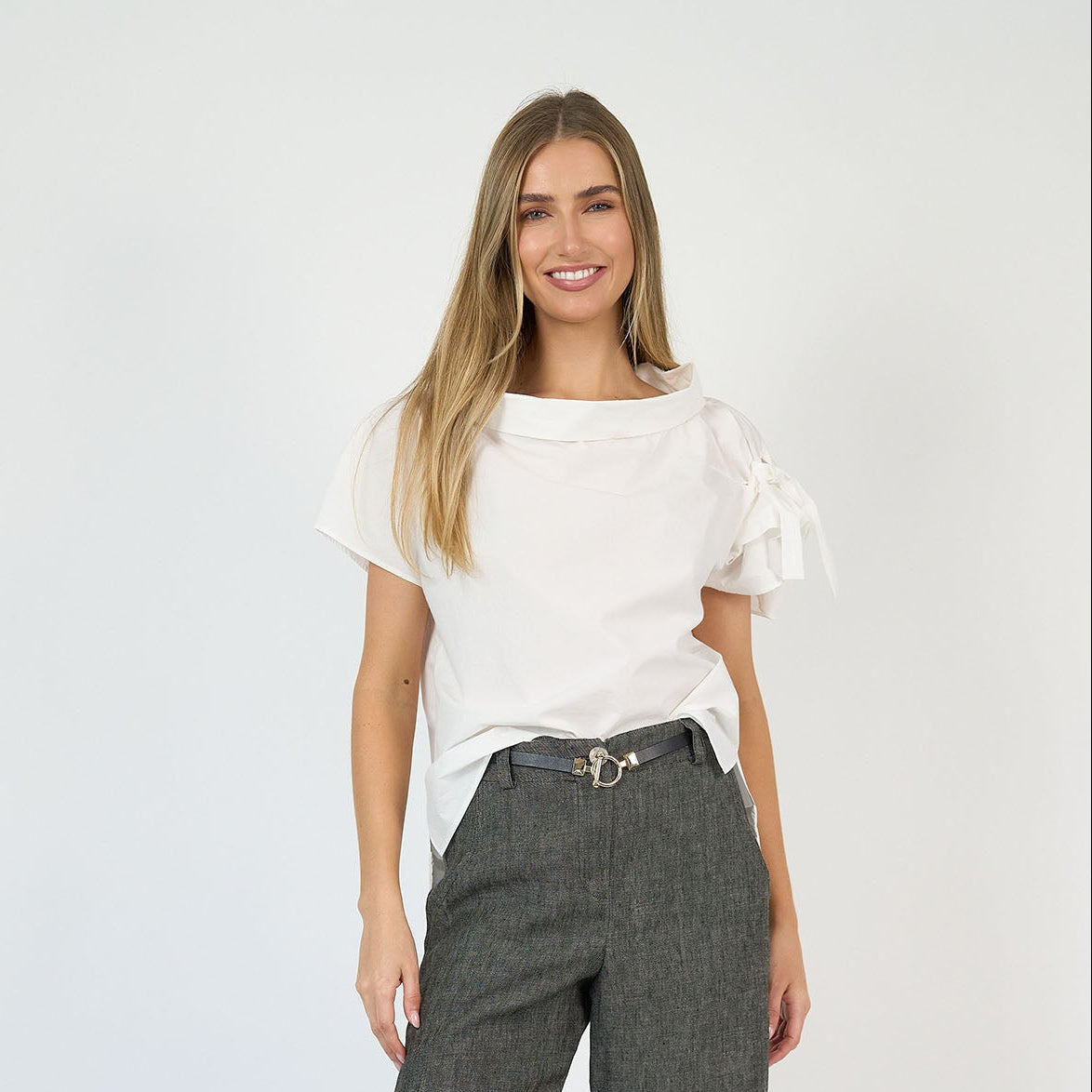 Cleo Blouse White Cotton