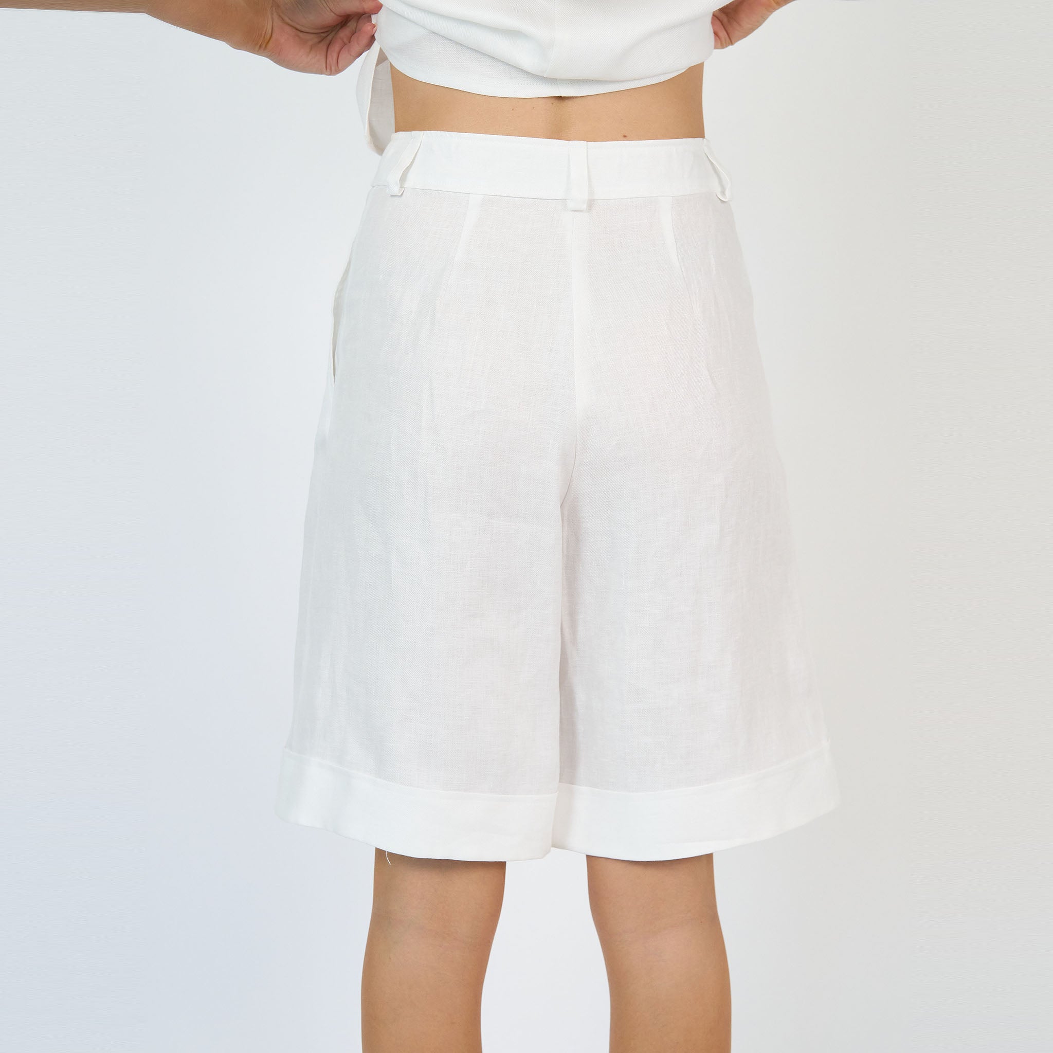 Charlie Jorts White Linen
