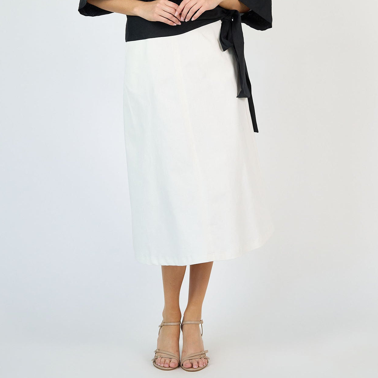 Kate Denim Skirt White