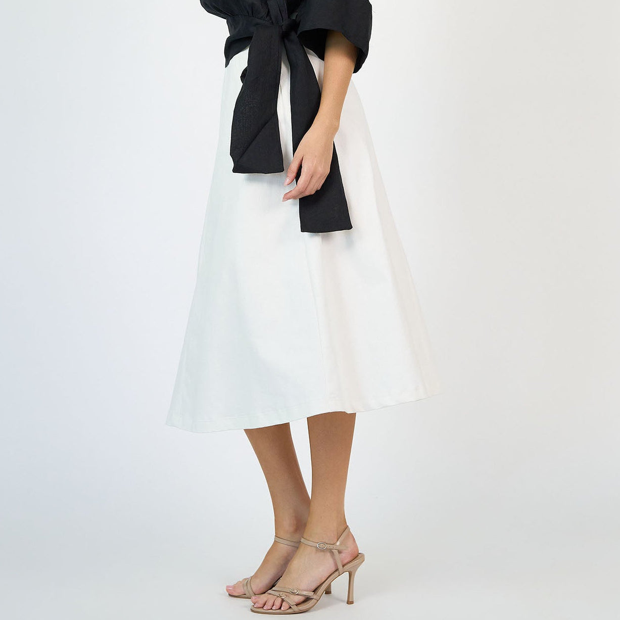 Kate Denim Skirt White