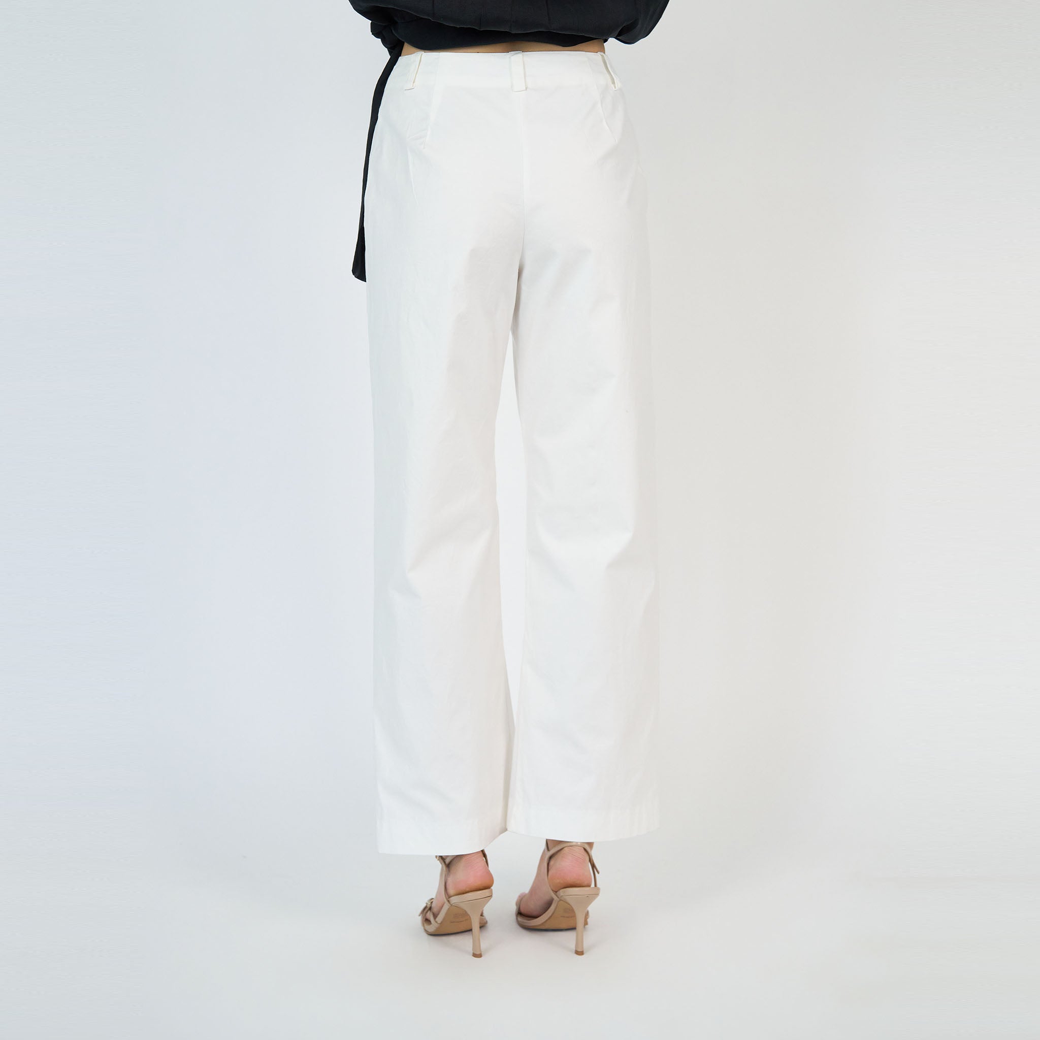 Penelope Pant White Cotton