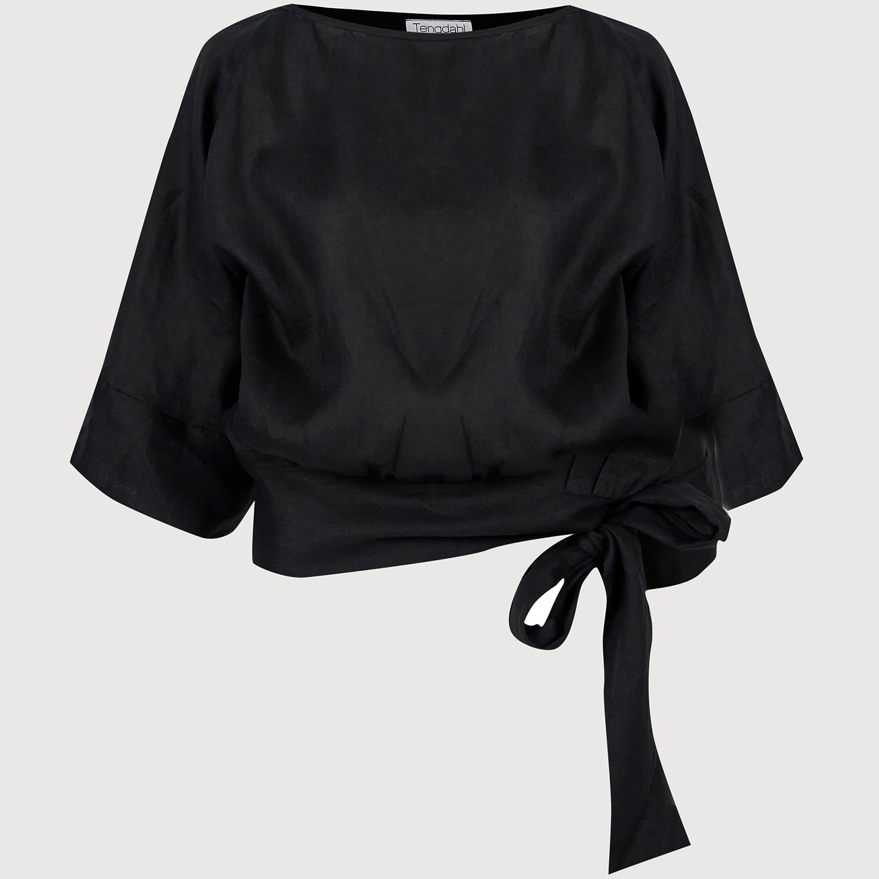 Simona Blouse Linen Black