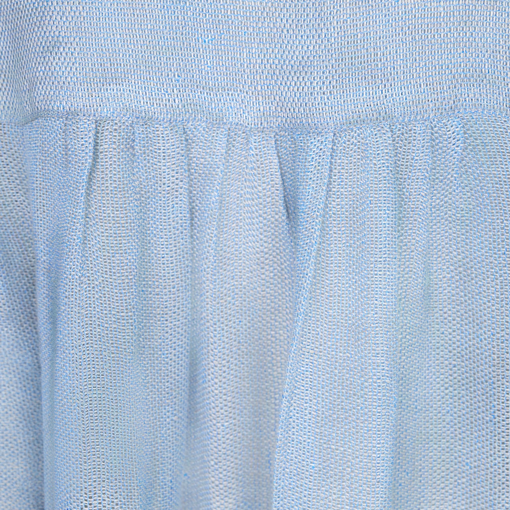 Camille Shirt Linen Sky