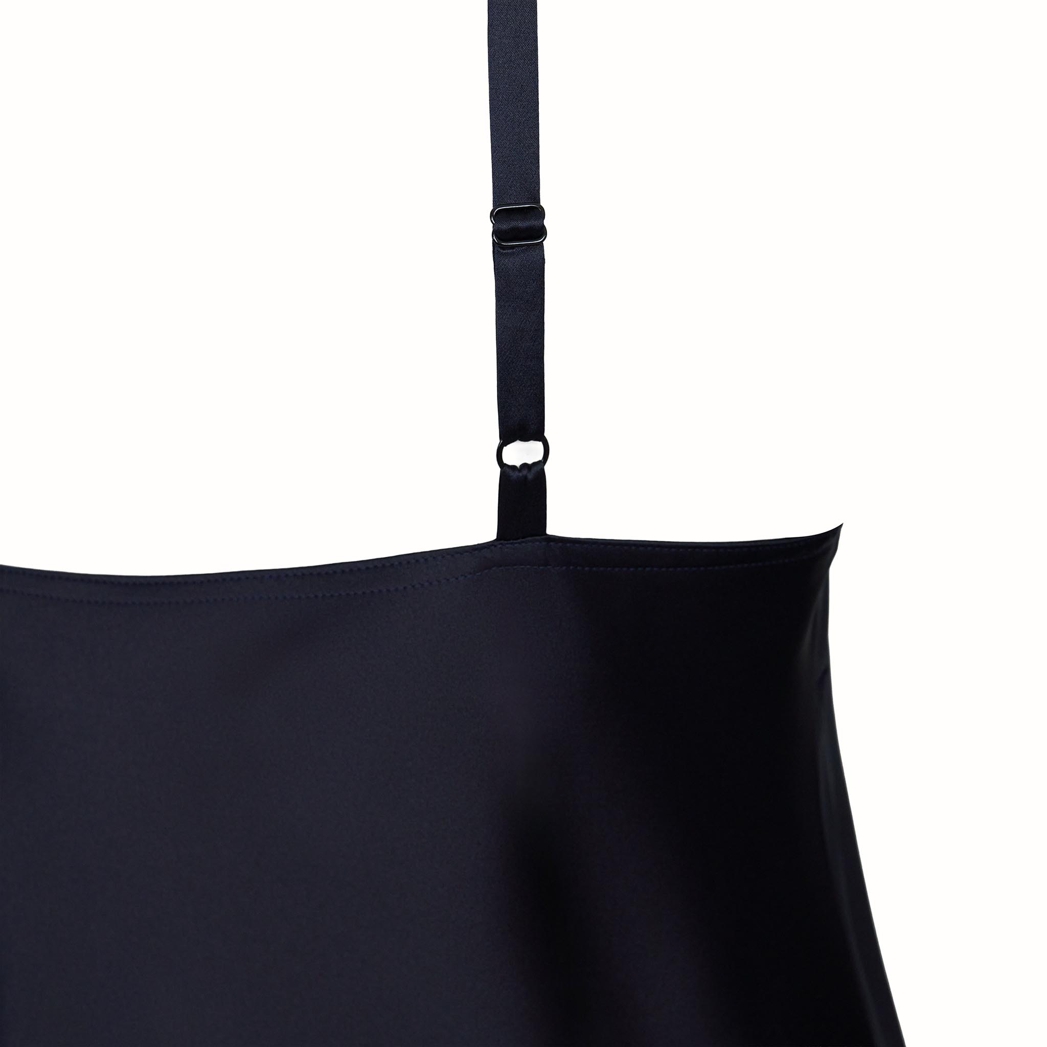 Sophia Bias Dress Silk Satin Midnight