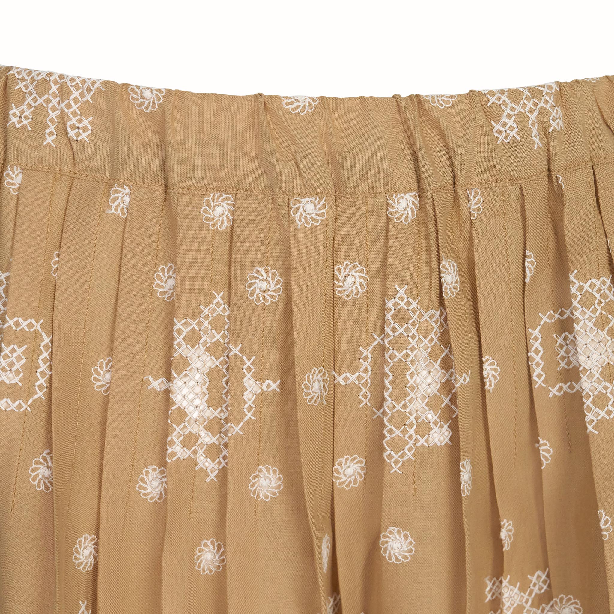 Giselle Maxi Skirt Embroidered Cotton