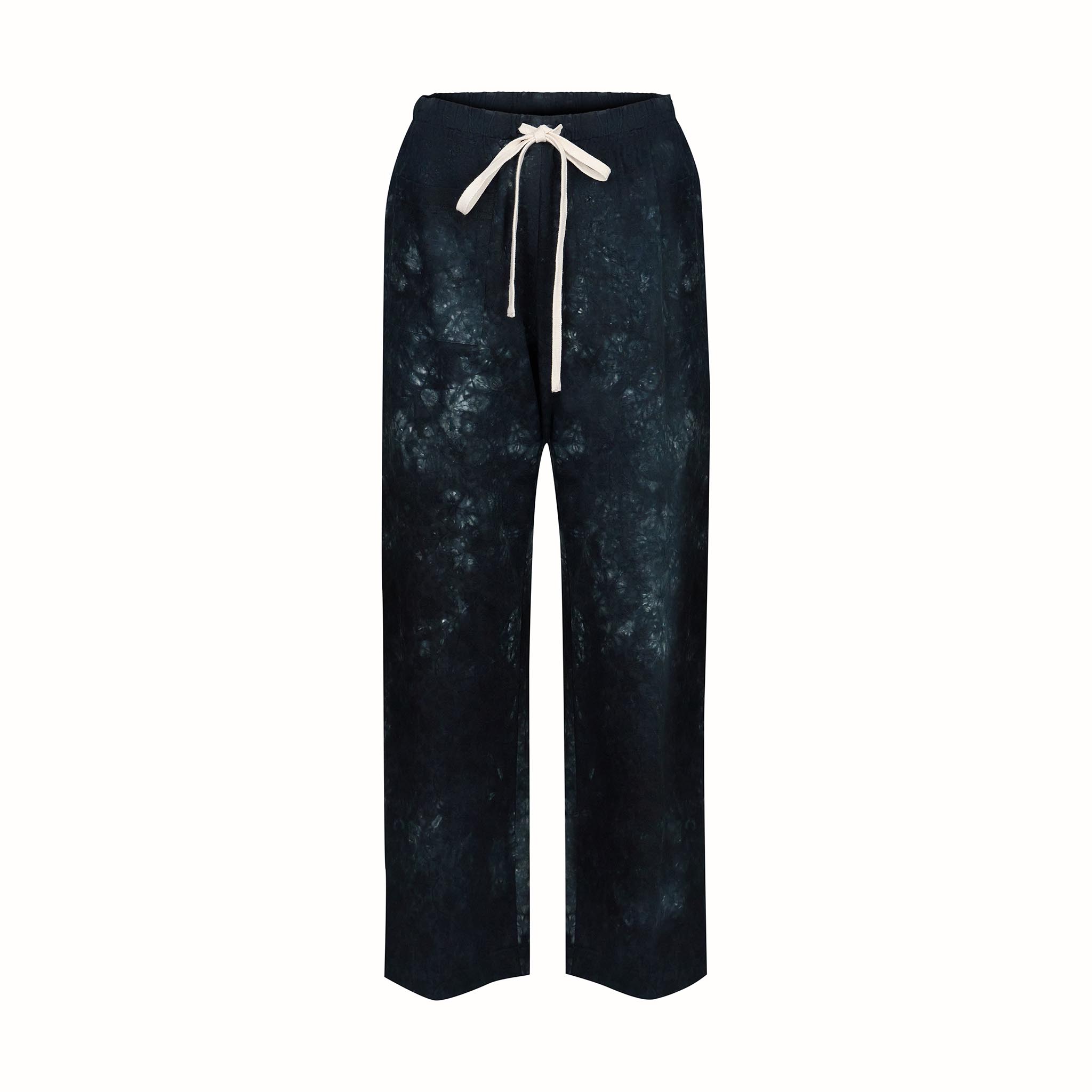 Florence Pant Ocean Shibori Cotton Jacquard