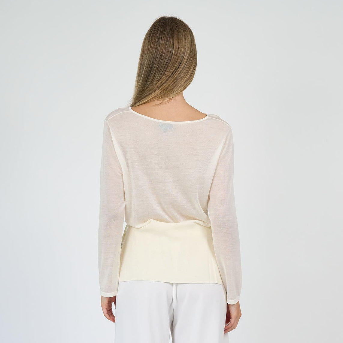 Emma Boatneck Knit Ivory