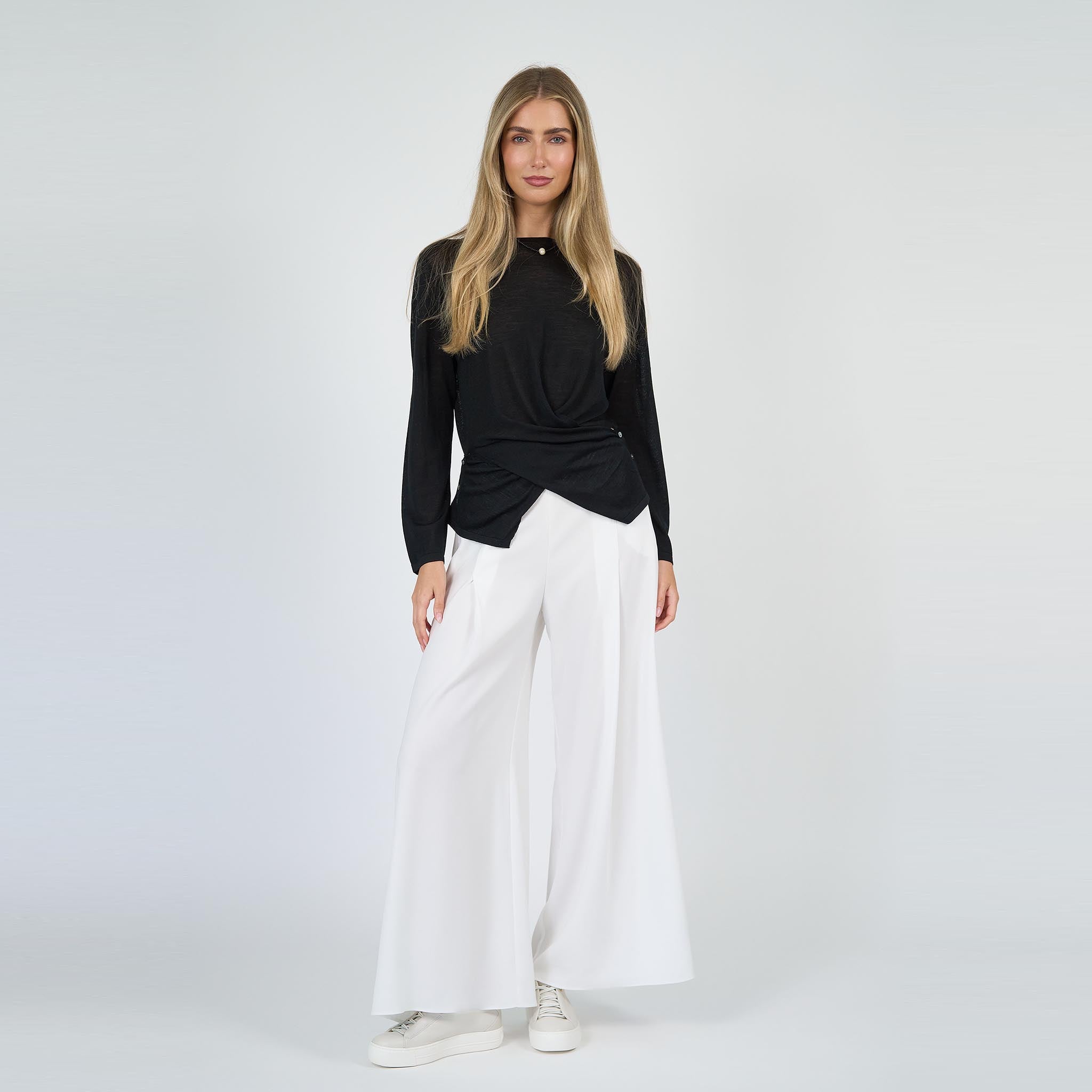 Emma Boatneck Knit Black