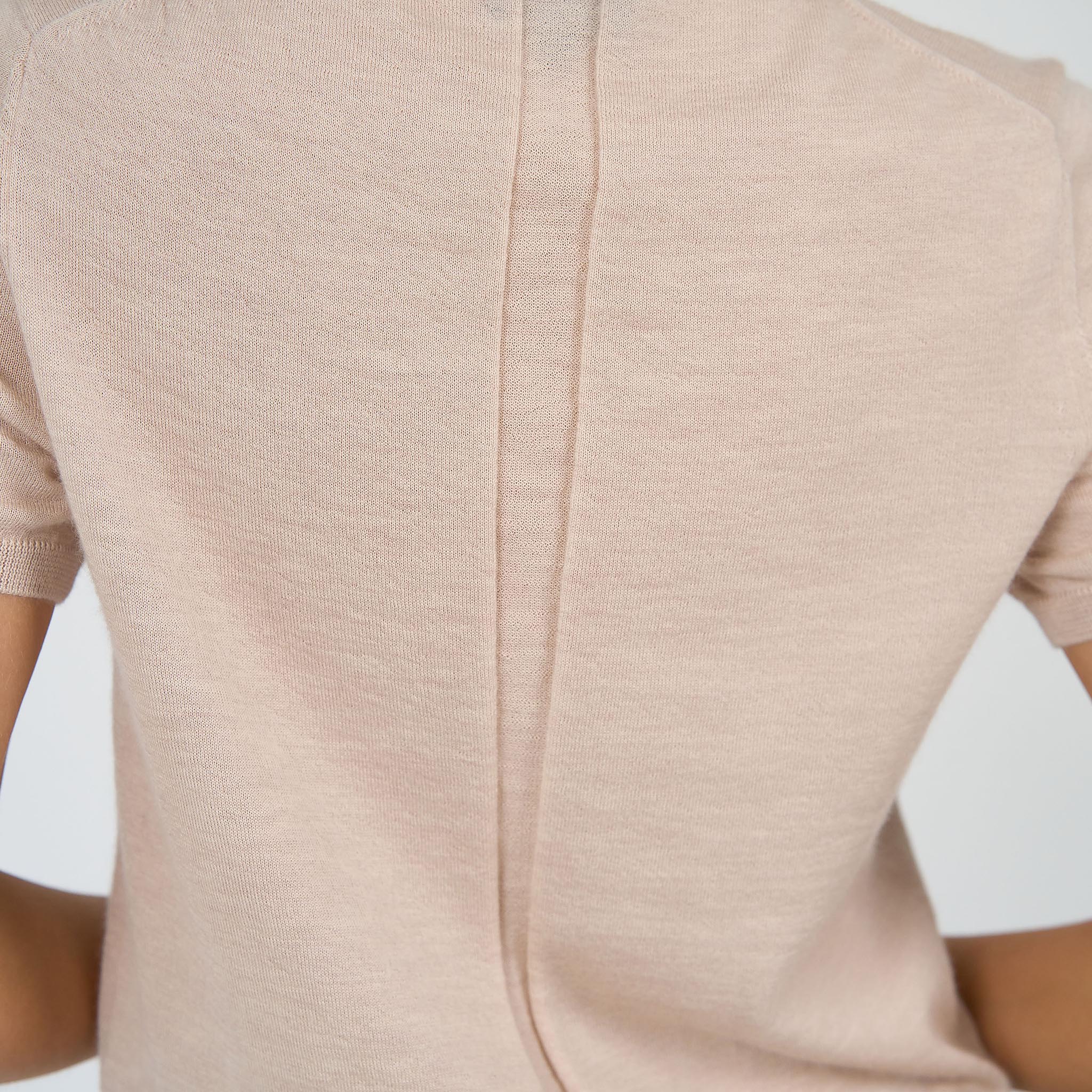 Anna Cashmere Top Beige