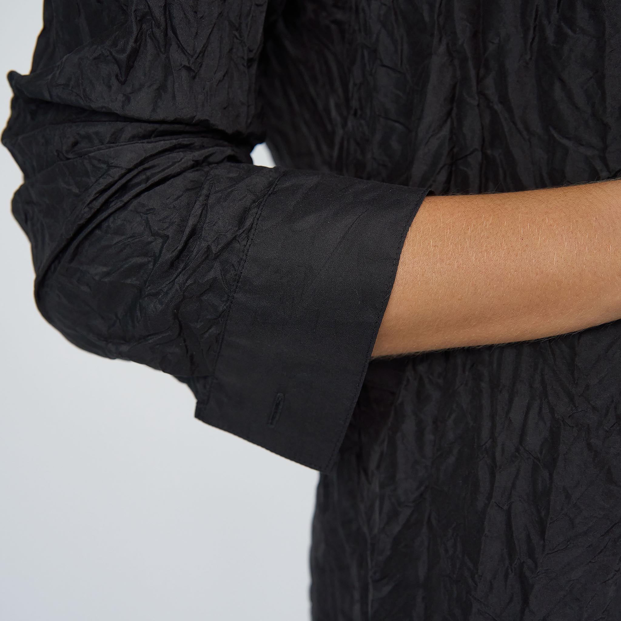 Adele Shirt Silk Taffeta Black