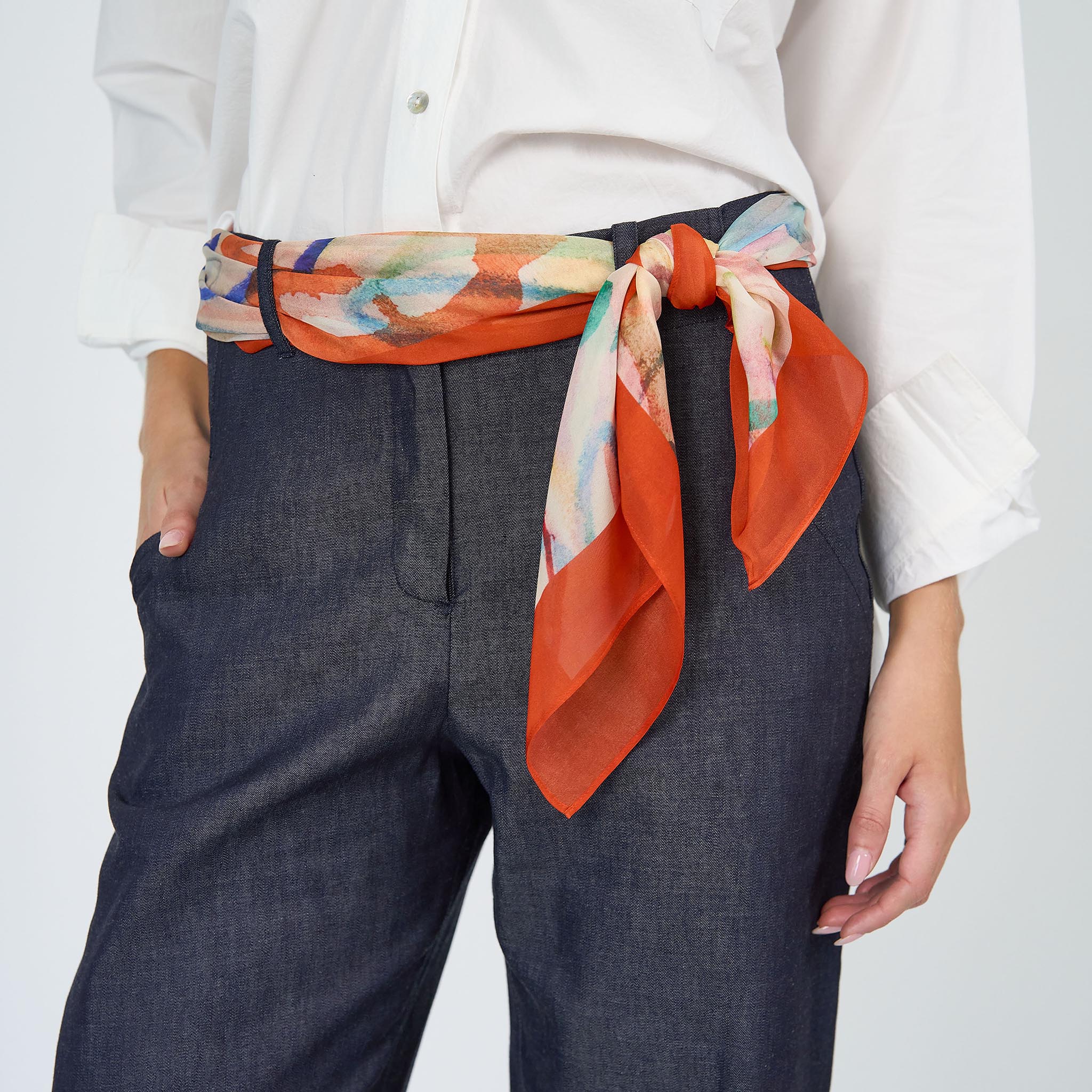 Heart 90cm scarf