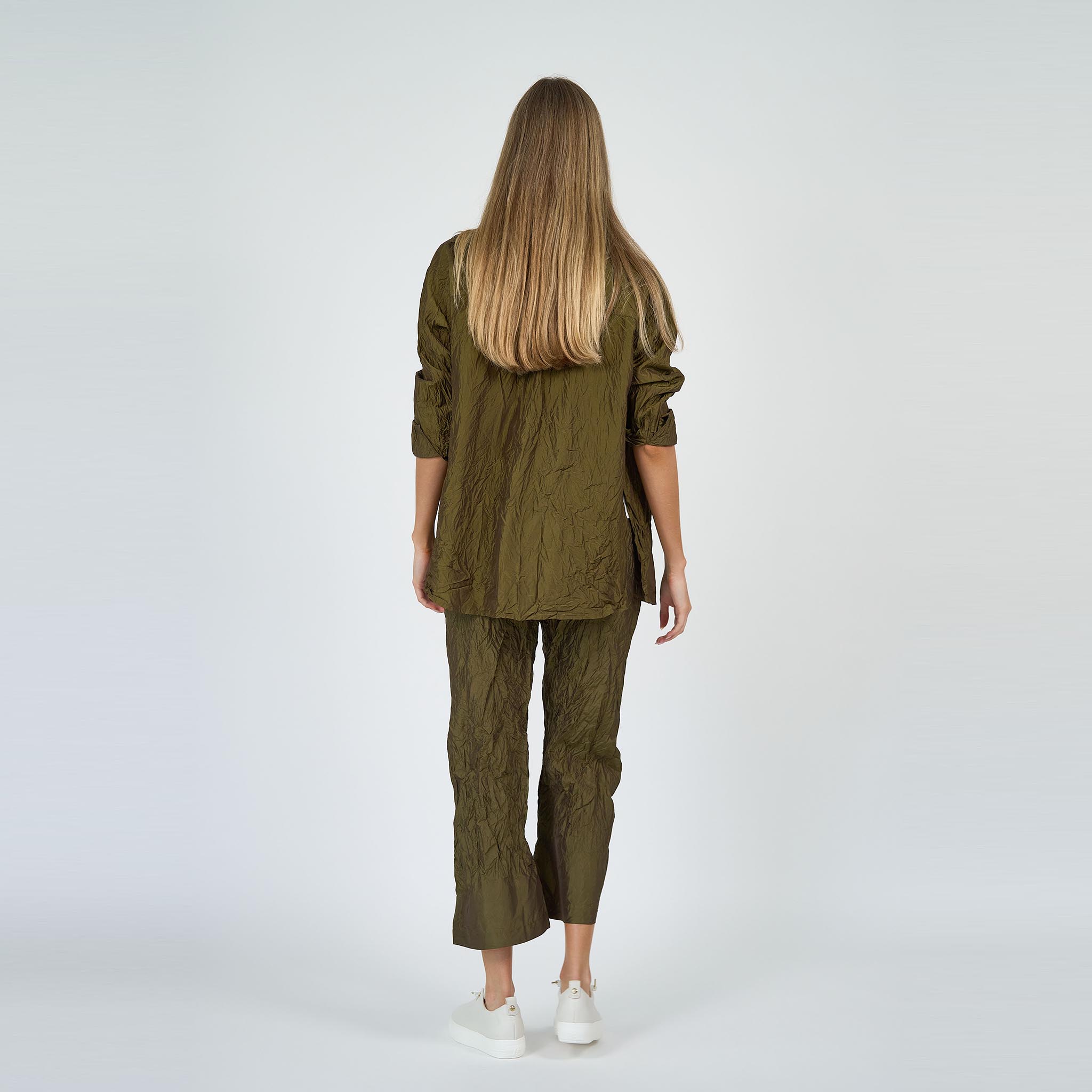 Christie Shirt Silk Taffeta Peridot