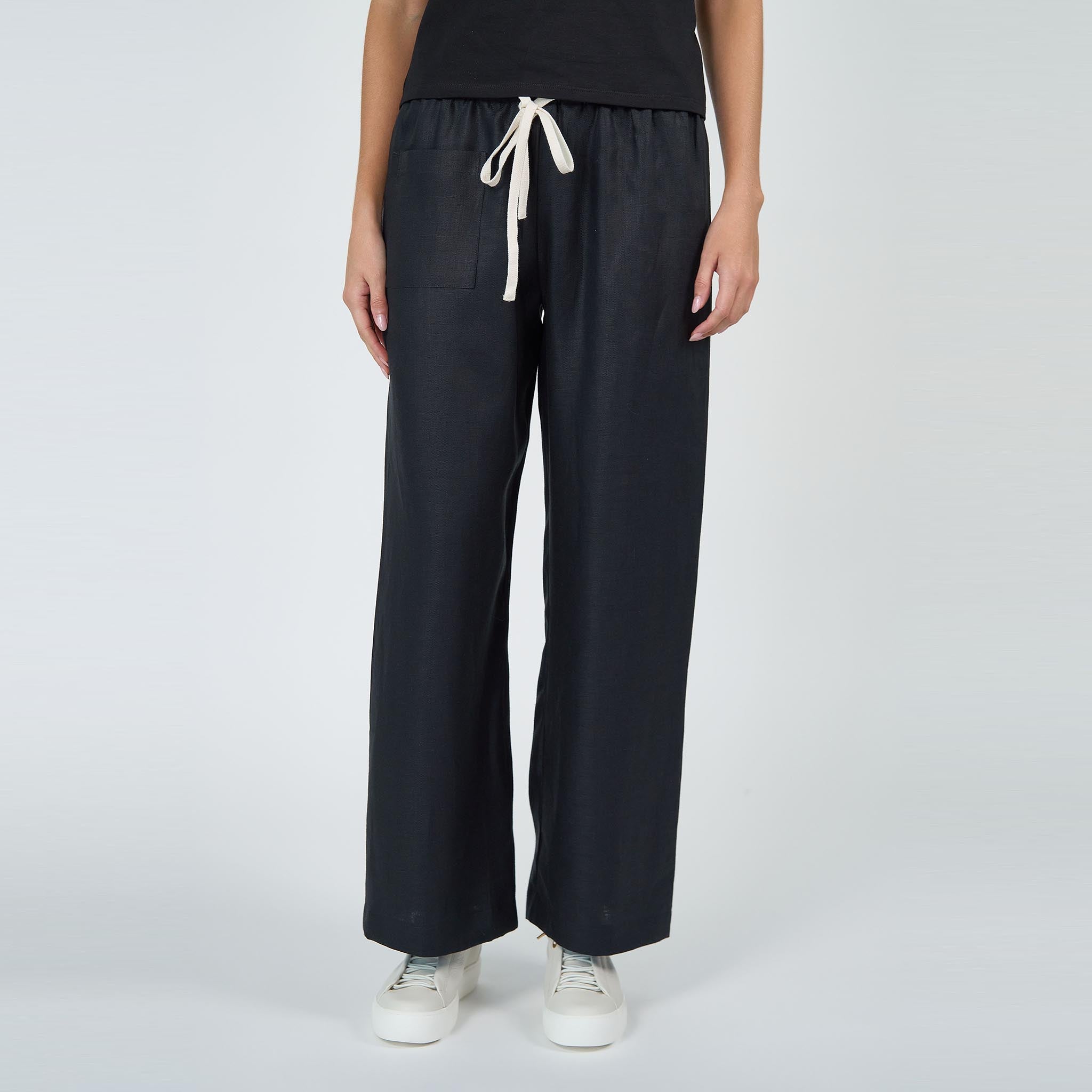 Florence Pant Linen Black