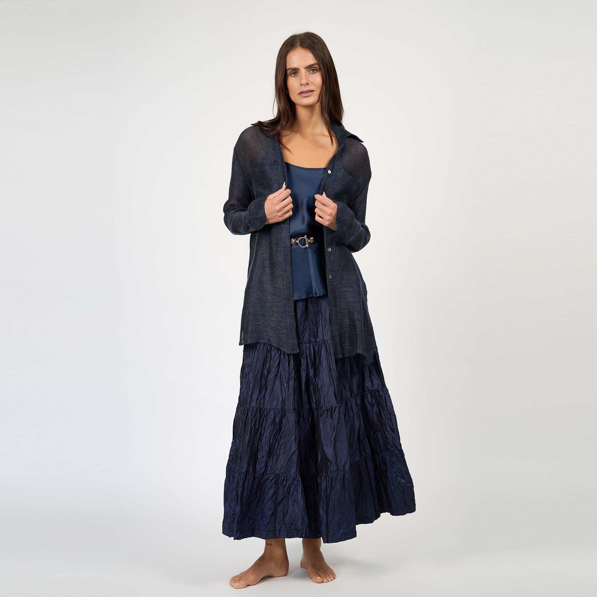 Sophia Camisole Silk Midnight