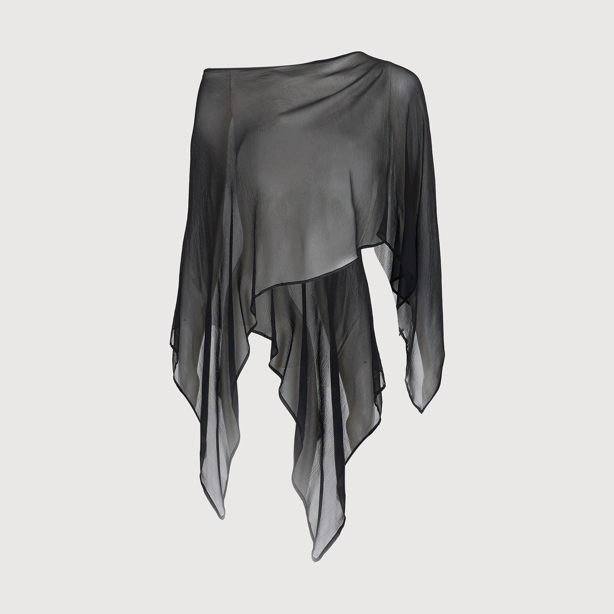 Grace Silk Poncho