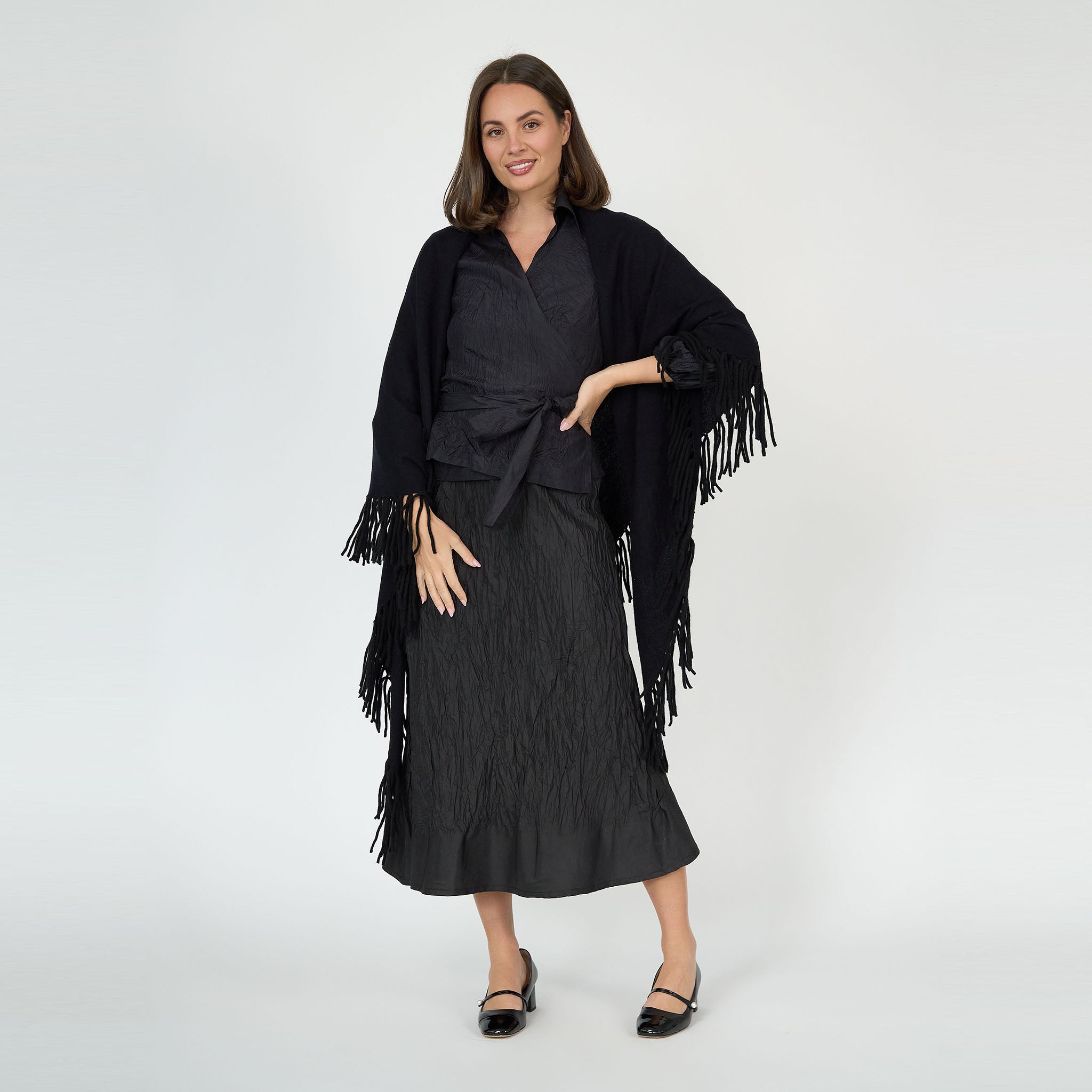 Kimberley Cashmere Wrap Black
