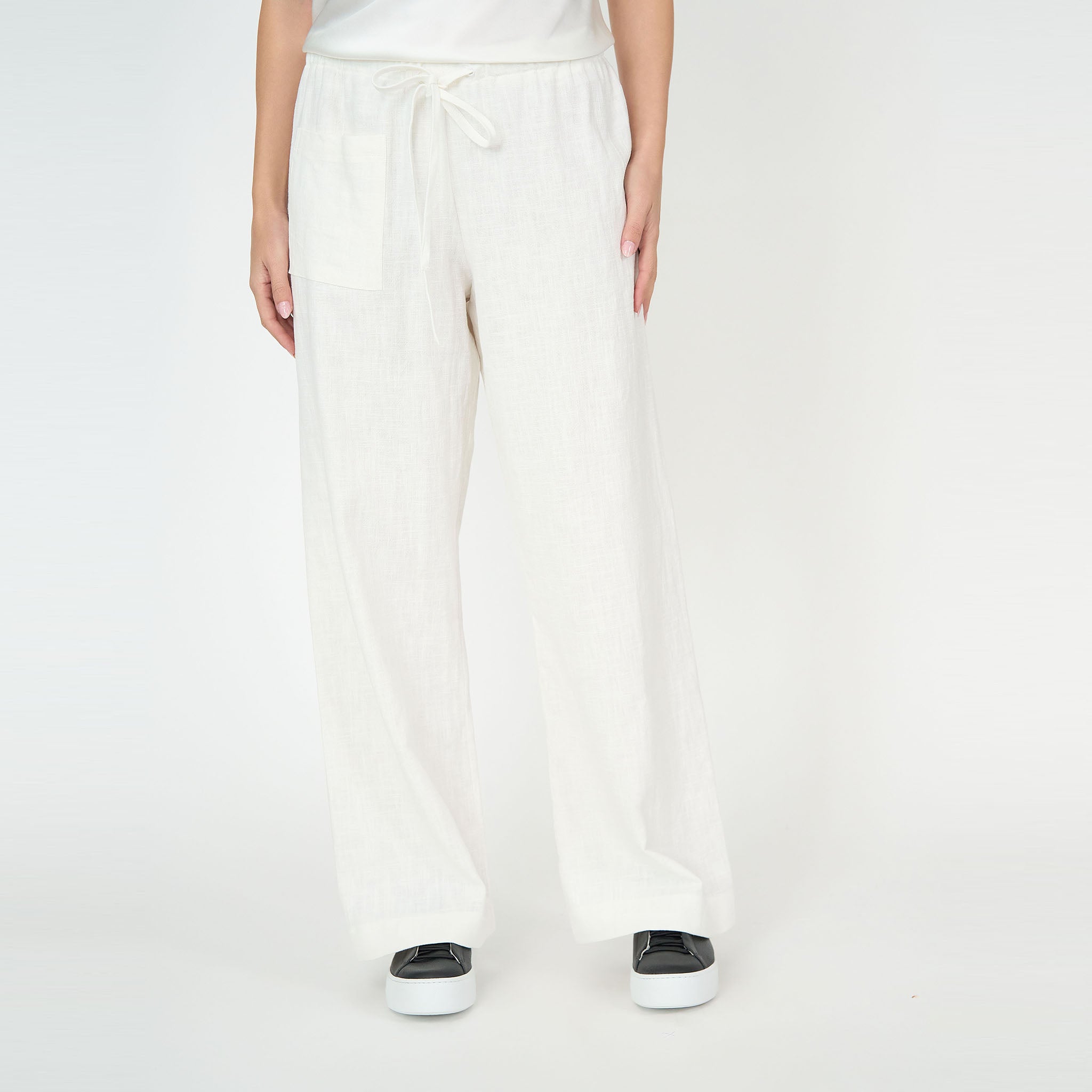 Florence Pant White Linen