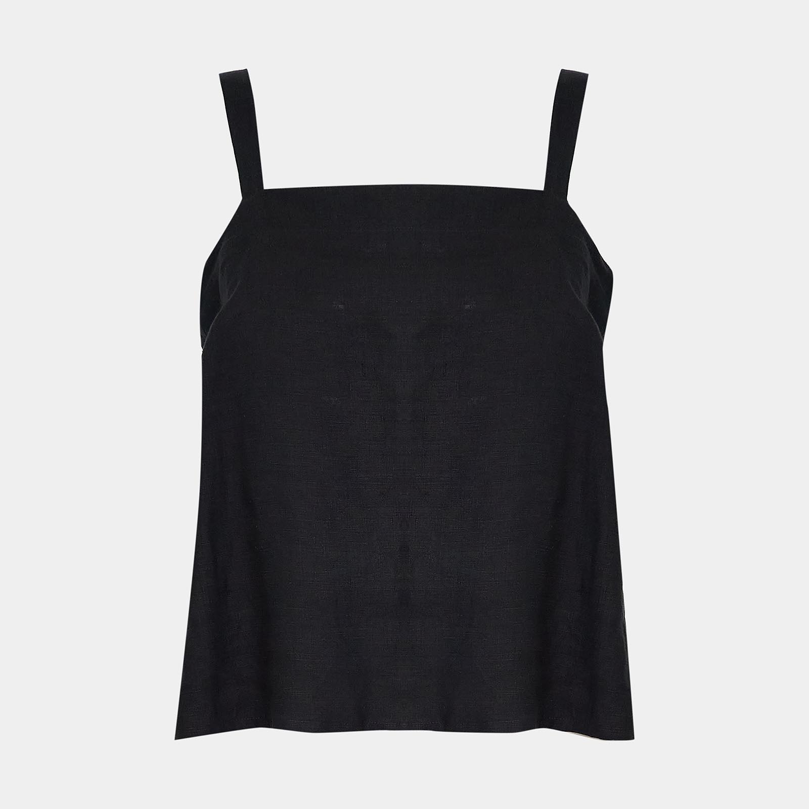 Elsa Camisole Linen Black