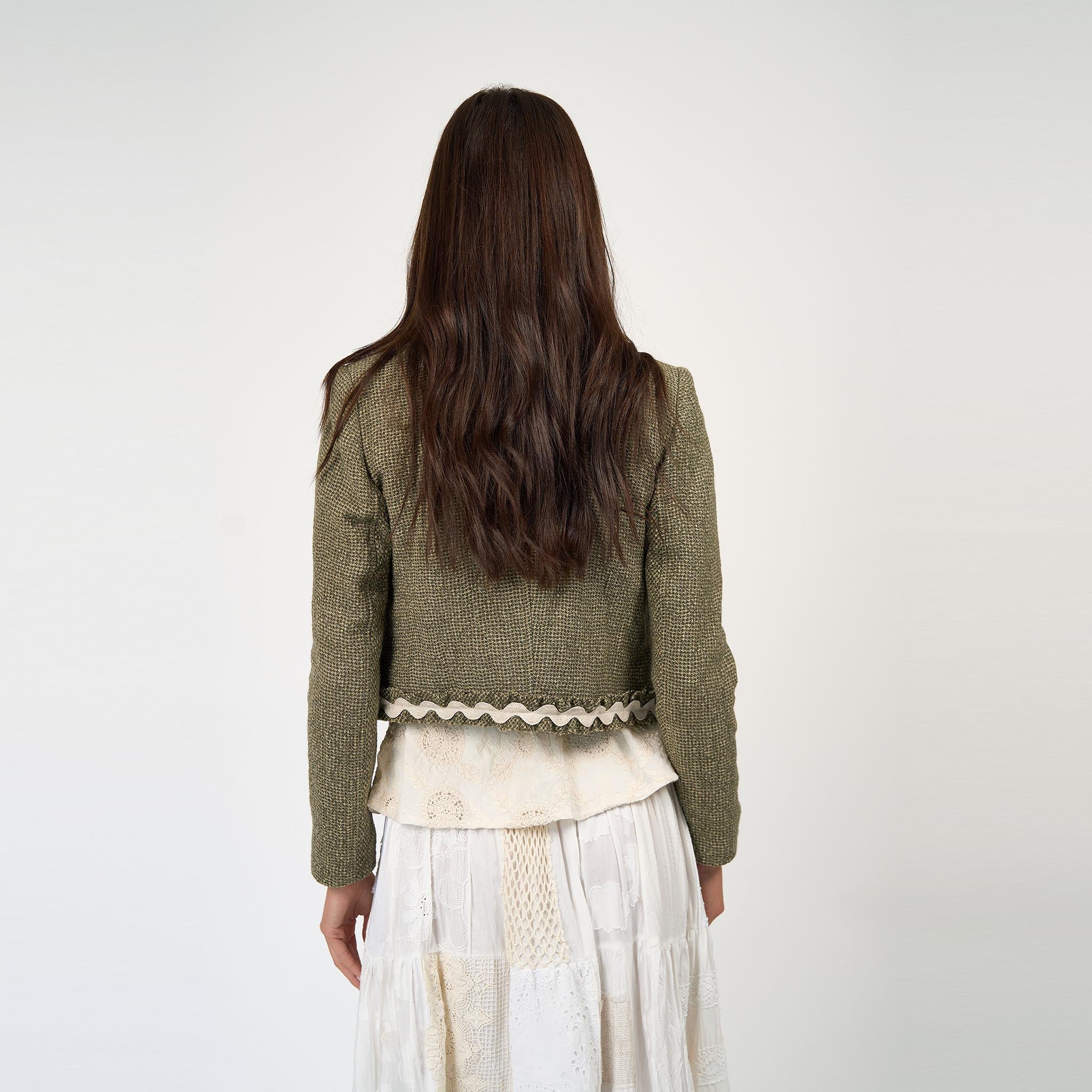 Kiko Tweed Jacket Peridot