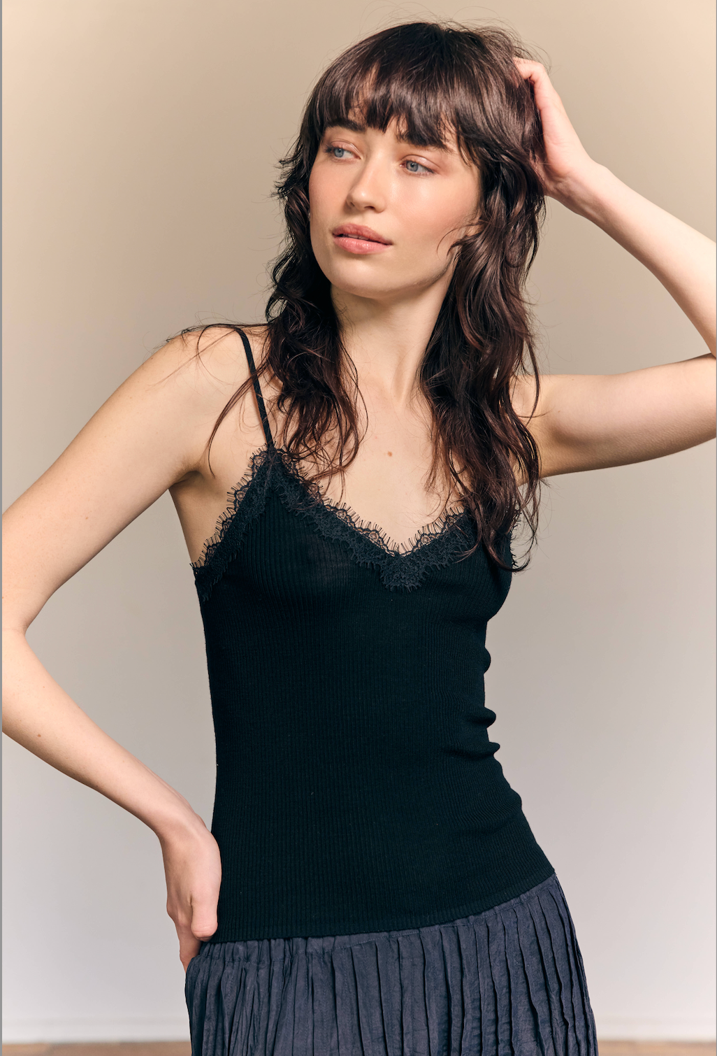 Rosa蕾丝吊带背心