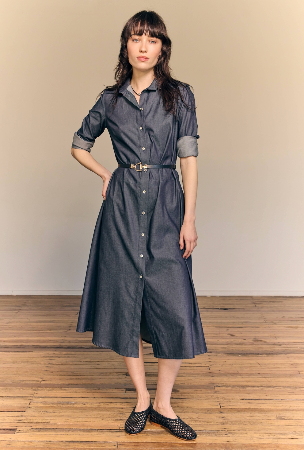 Katherine Dress Cotton Denim